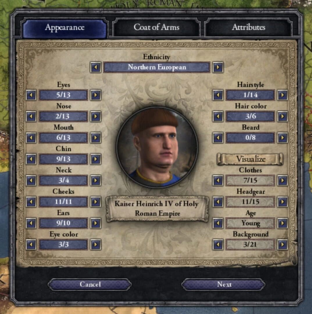 Crusader Kings II: Ruler Designer screenshot 2