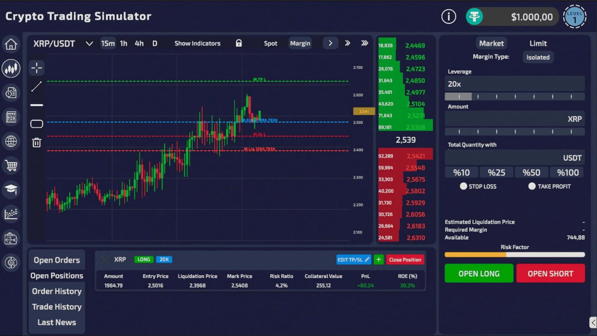Crypto Trading Simulator screenshot 5