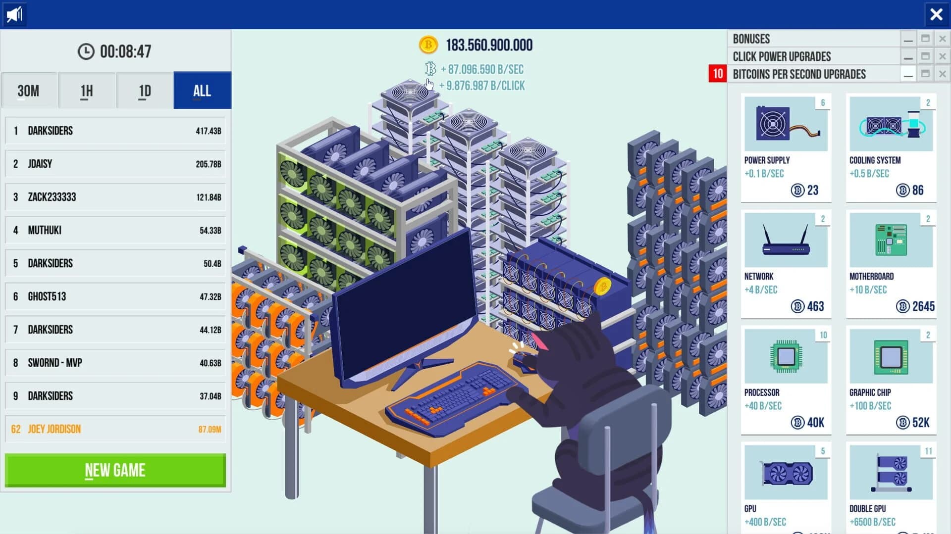 Cryptocurrency Clicker screenshot 1