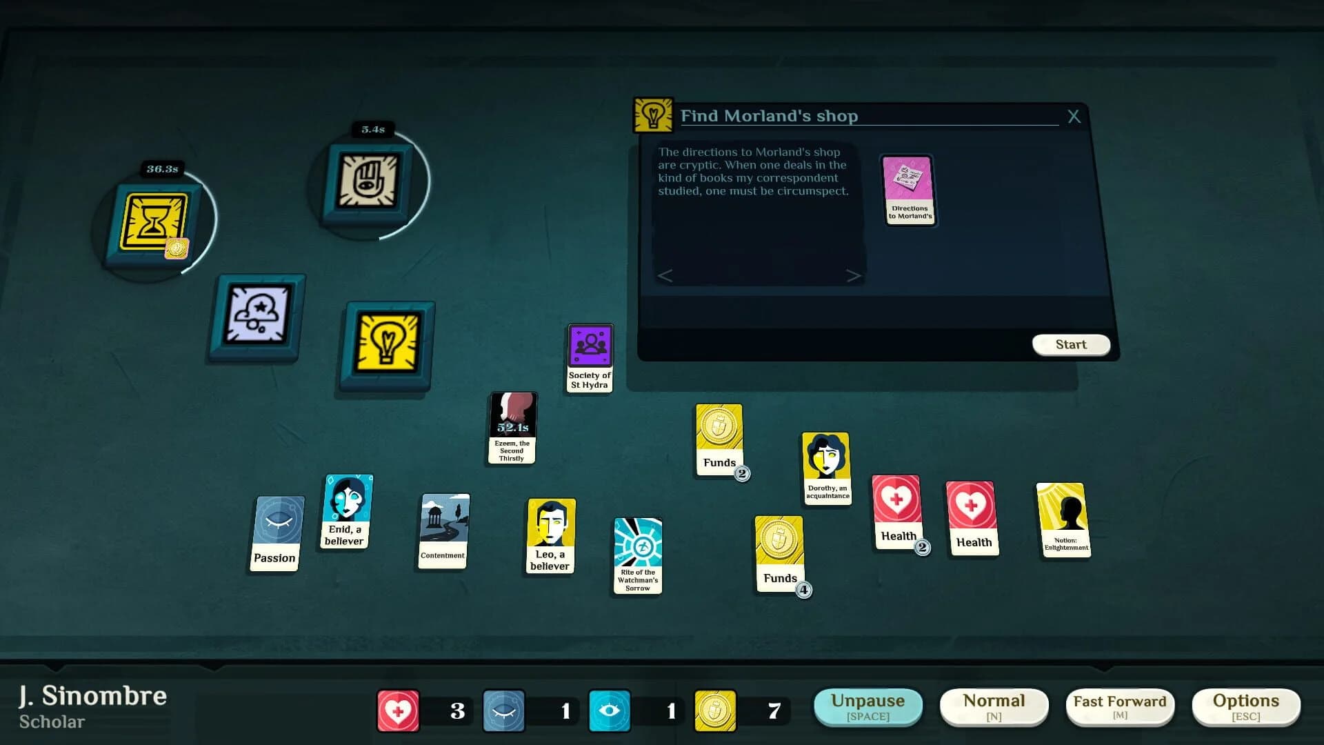 Cultist Simulator screenshot 3