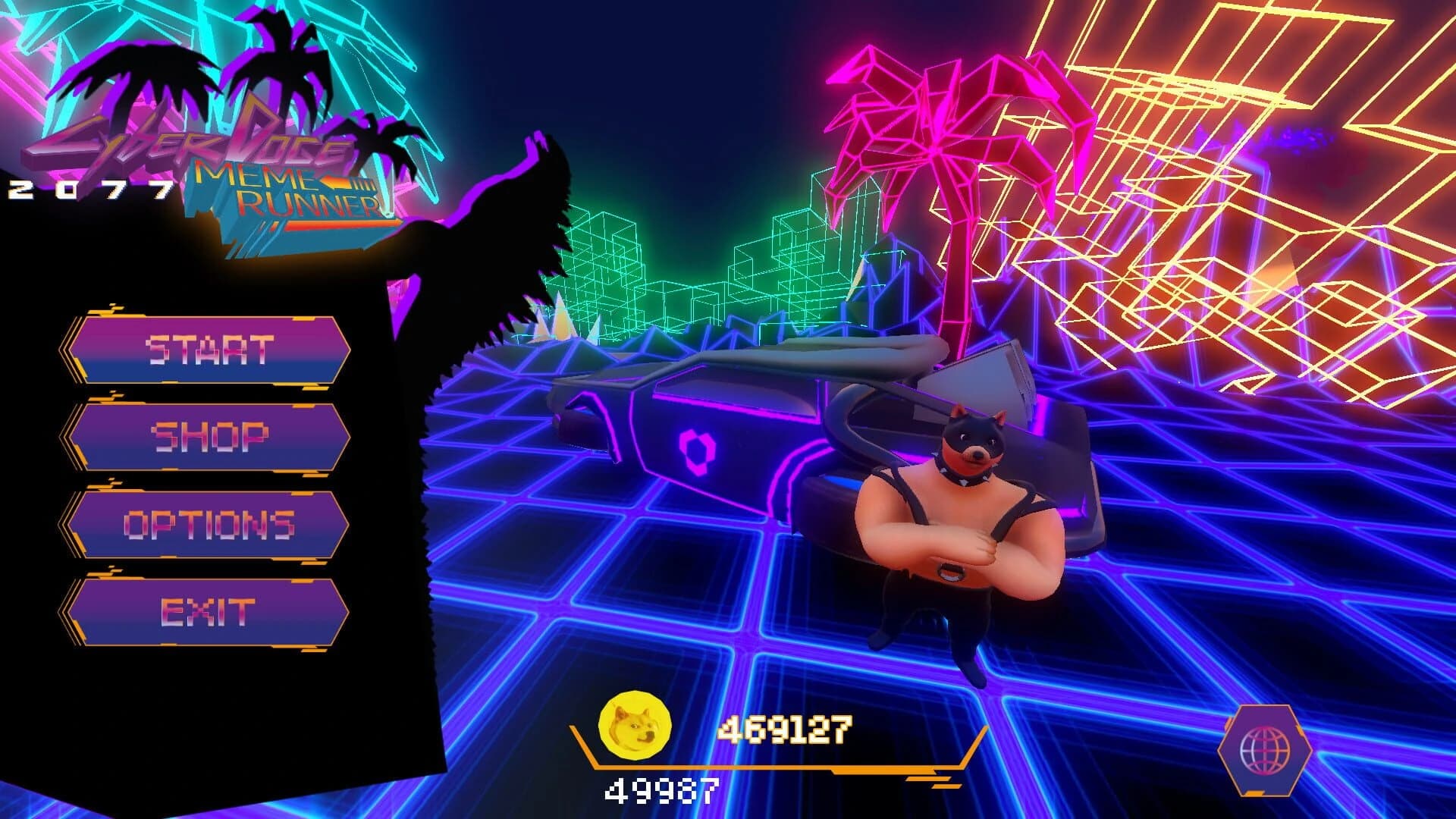 Cyber-doge 2077: Meme runner screenshot 4
