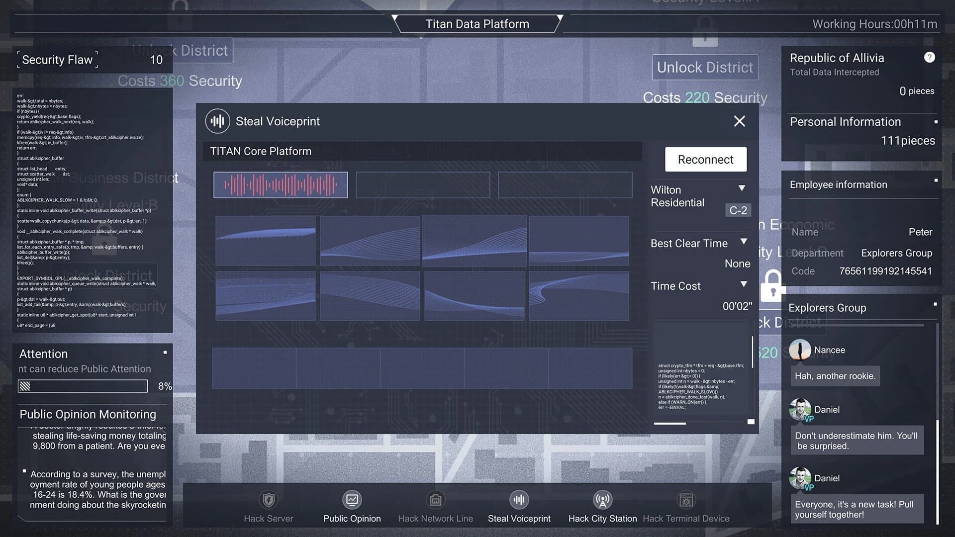 Cyber Manhunt: A Company Man of Titan screenshot 5
