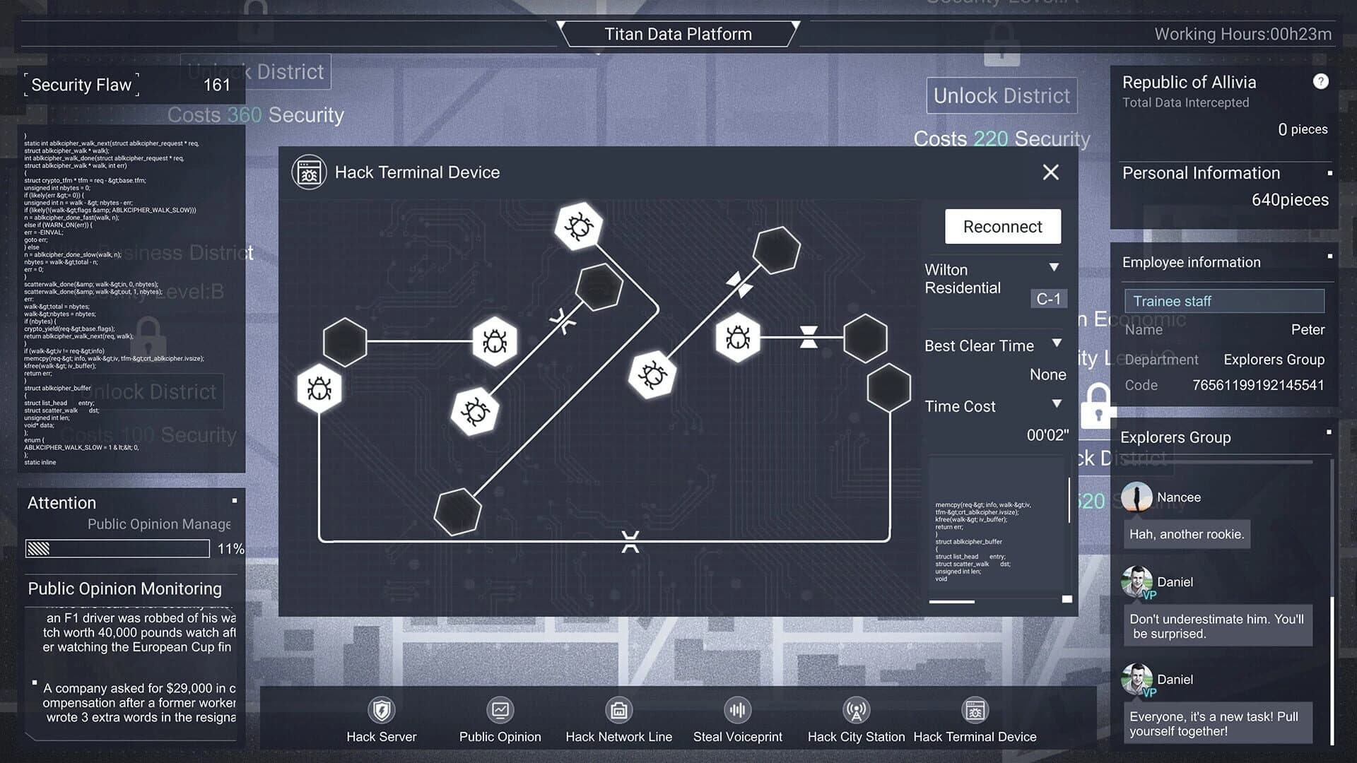 Cyber Manhunt: A Company Man of Titan screenshot 2