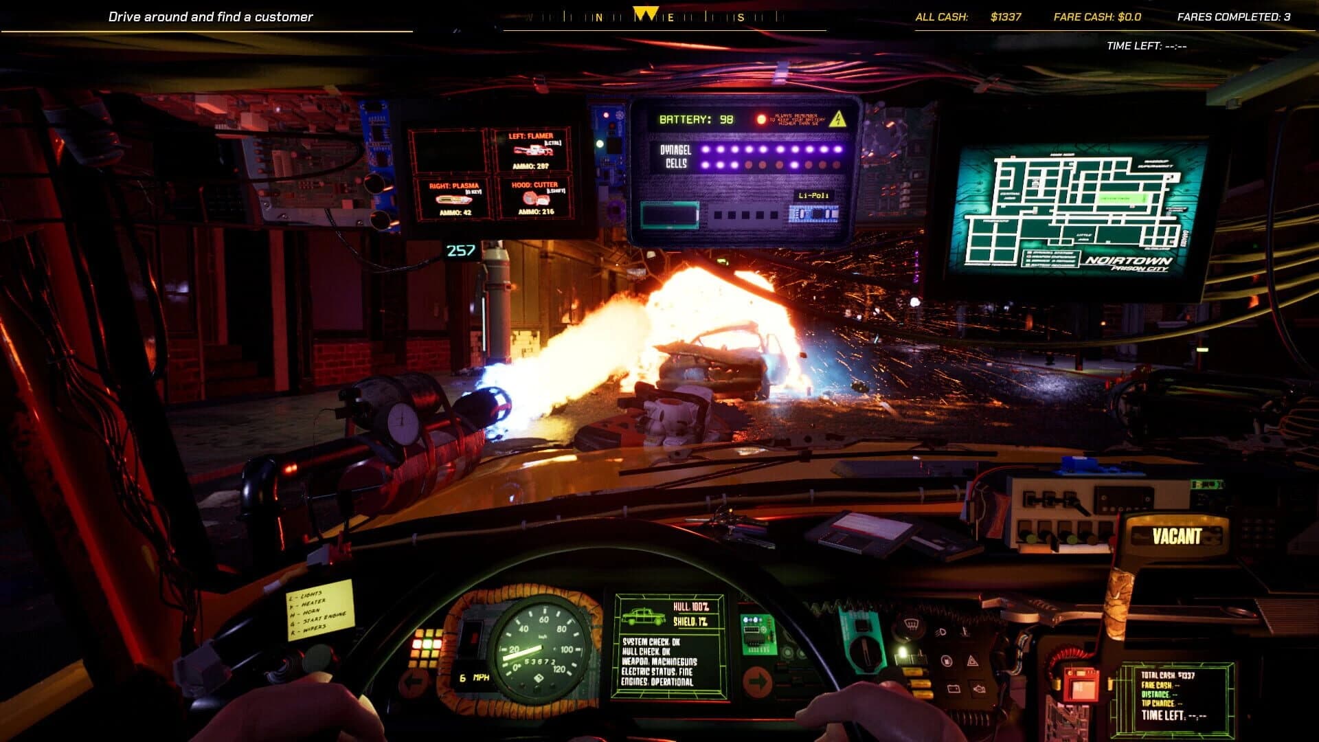 CyberTaxi: Lunatic Nights screenshot 2