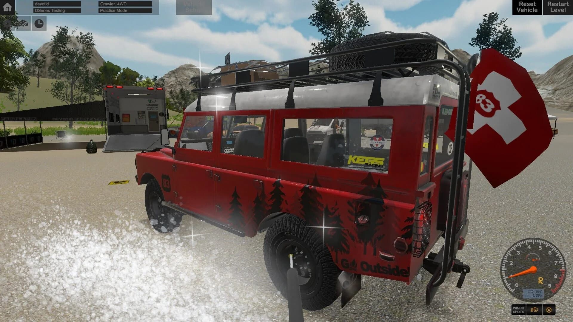 D Series Off Road Driving Simulation screenshot 4
