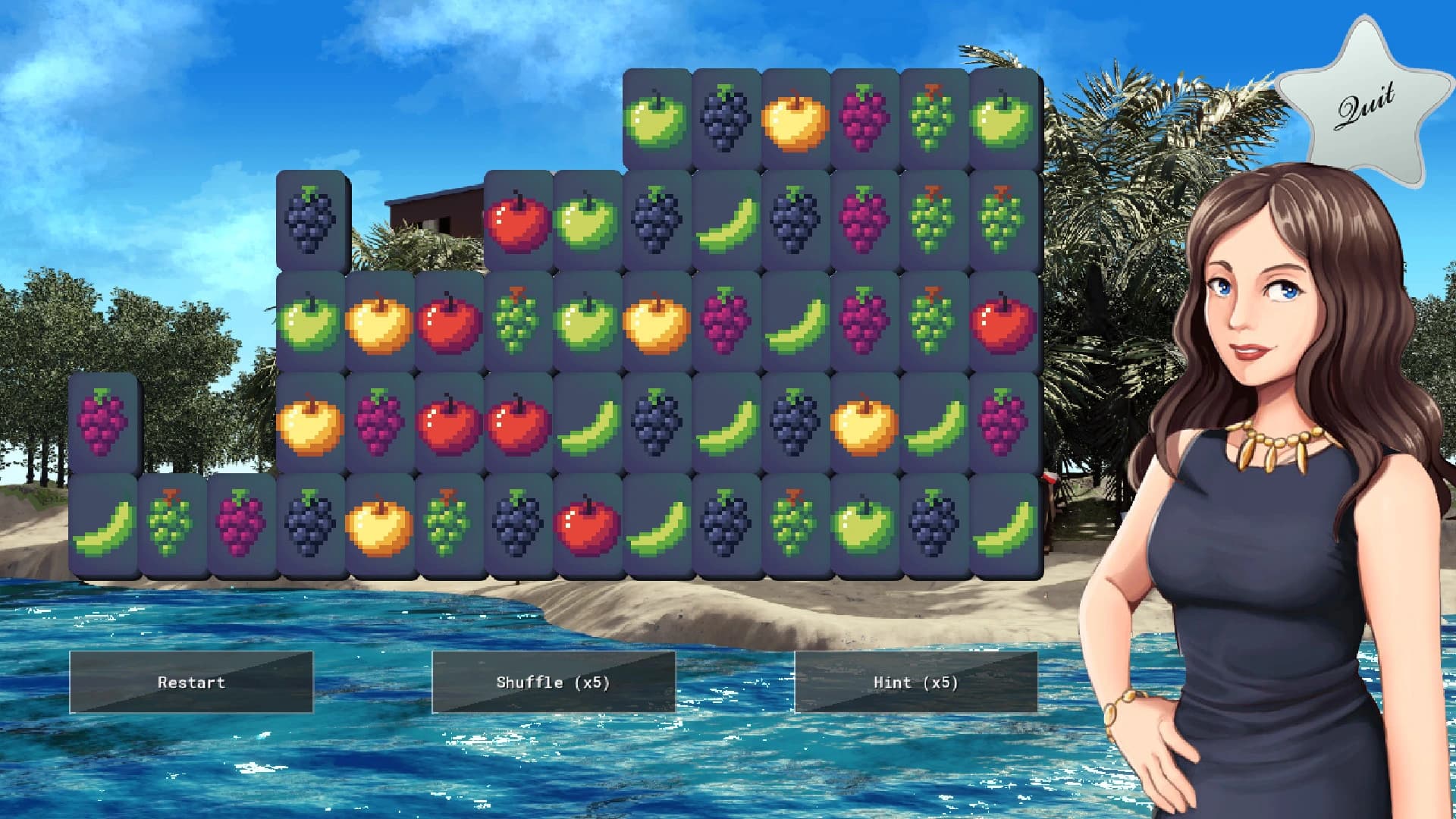 Date With a Girl: Mahjong screenshot 4