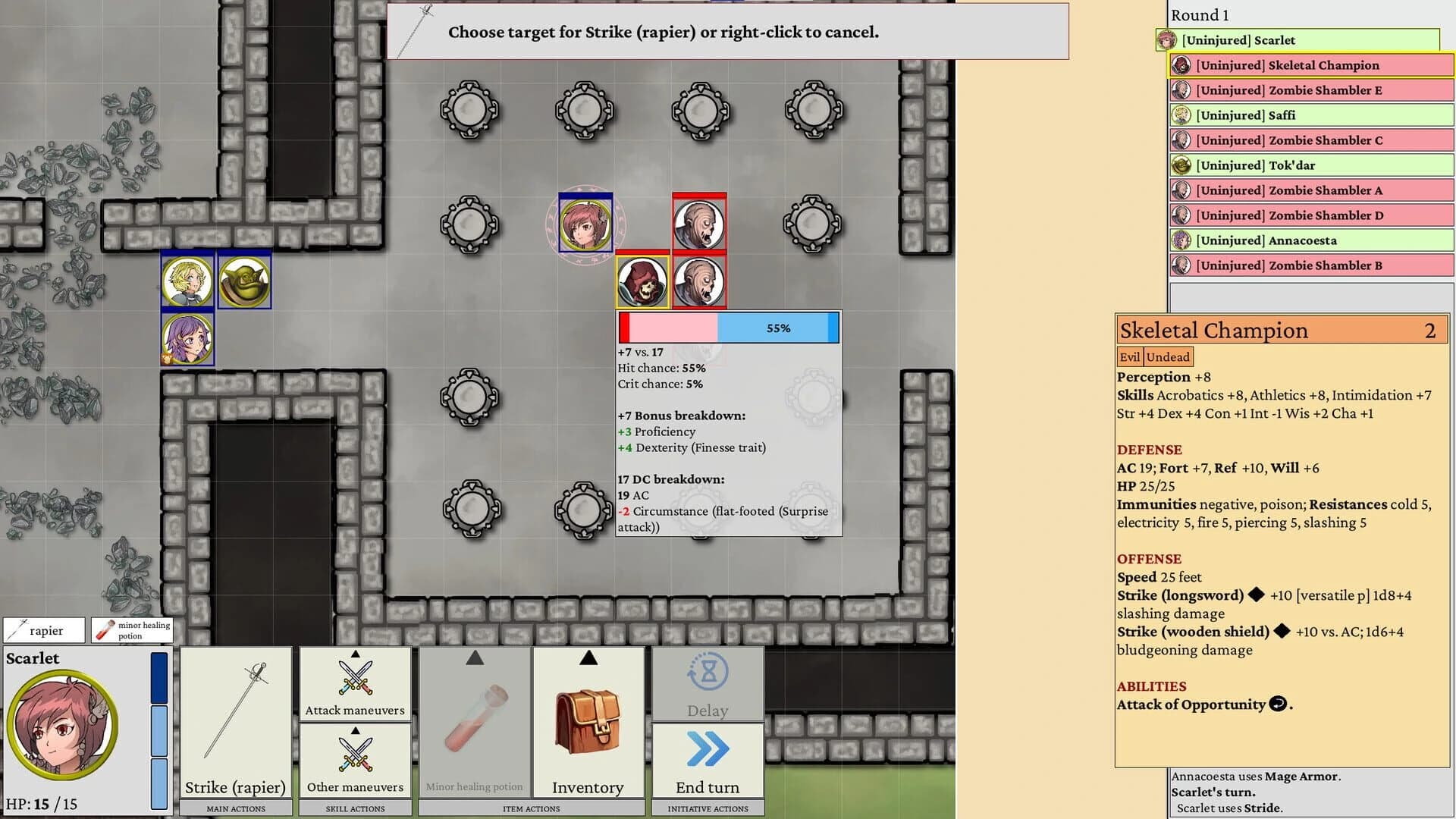Dawnsbury Days screenshot 1
