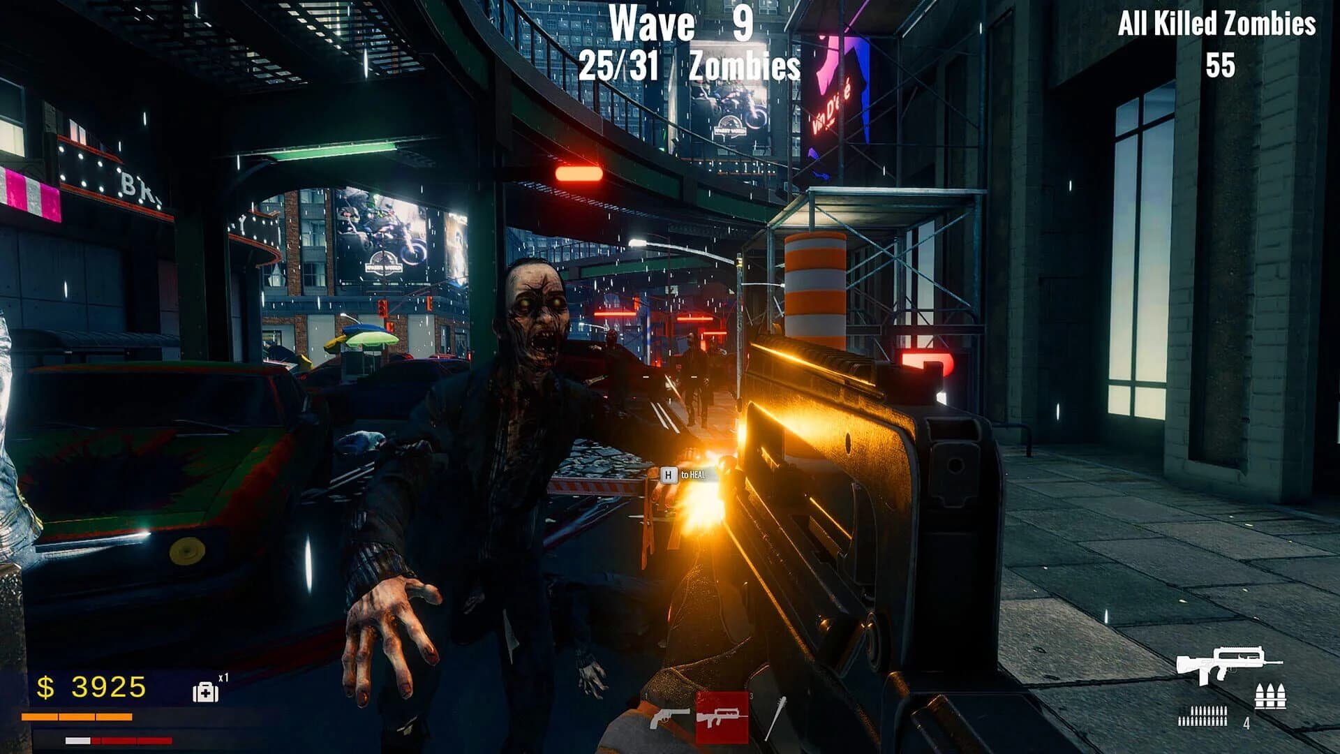 Dead Crossway Zompell Survival Zombie screenshot 2