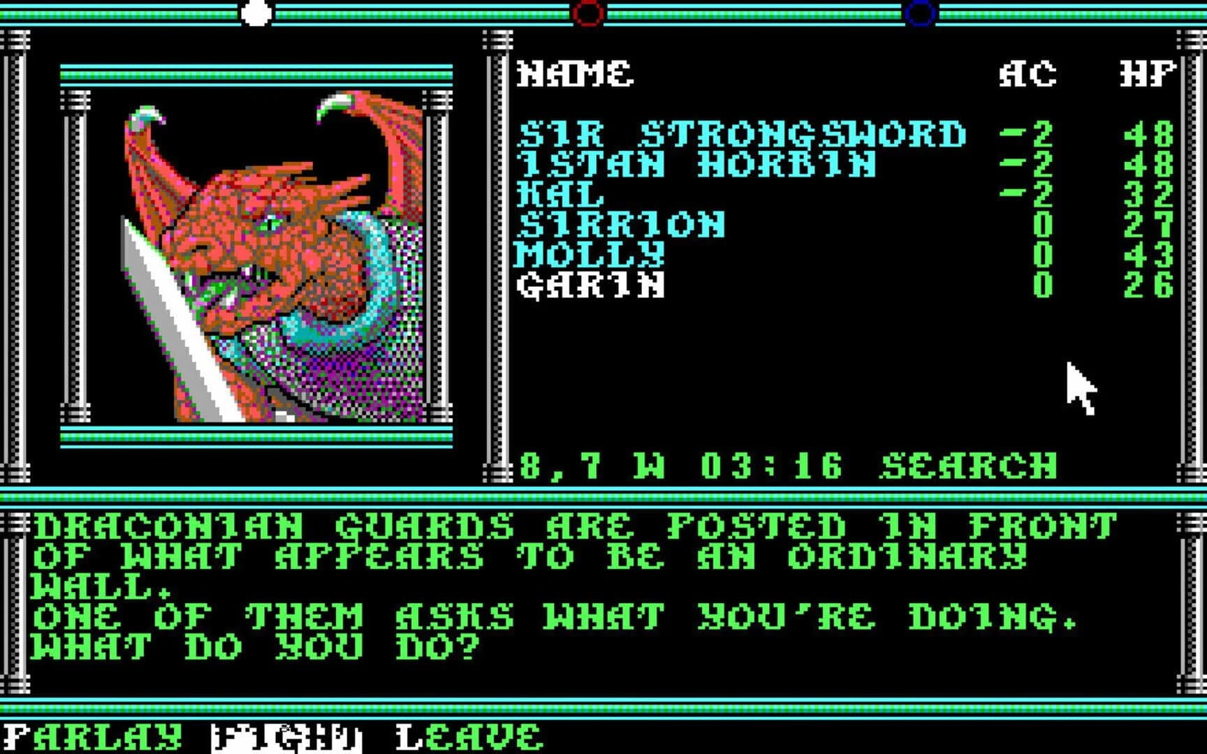 Death Knights of Krynn screenshot 2