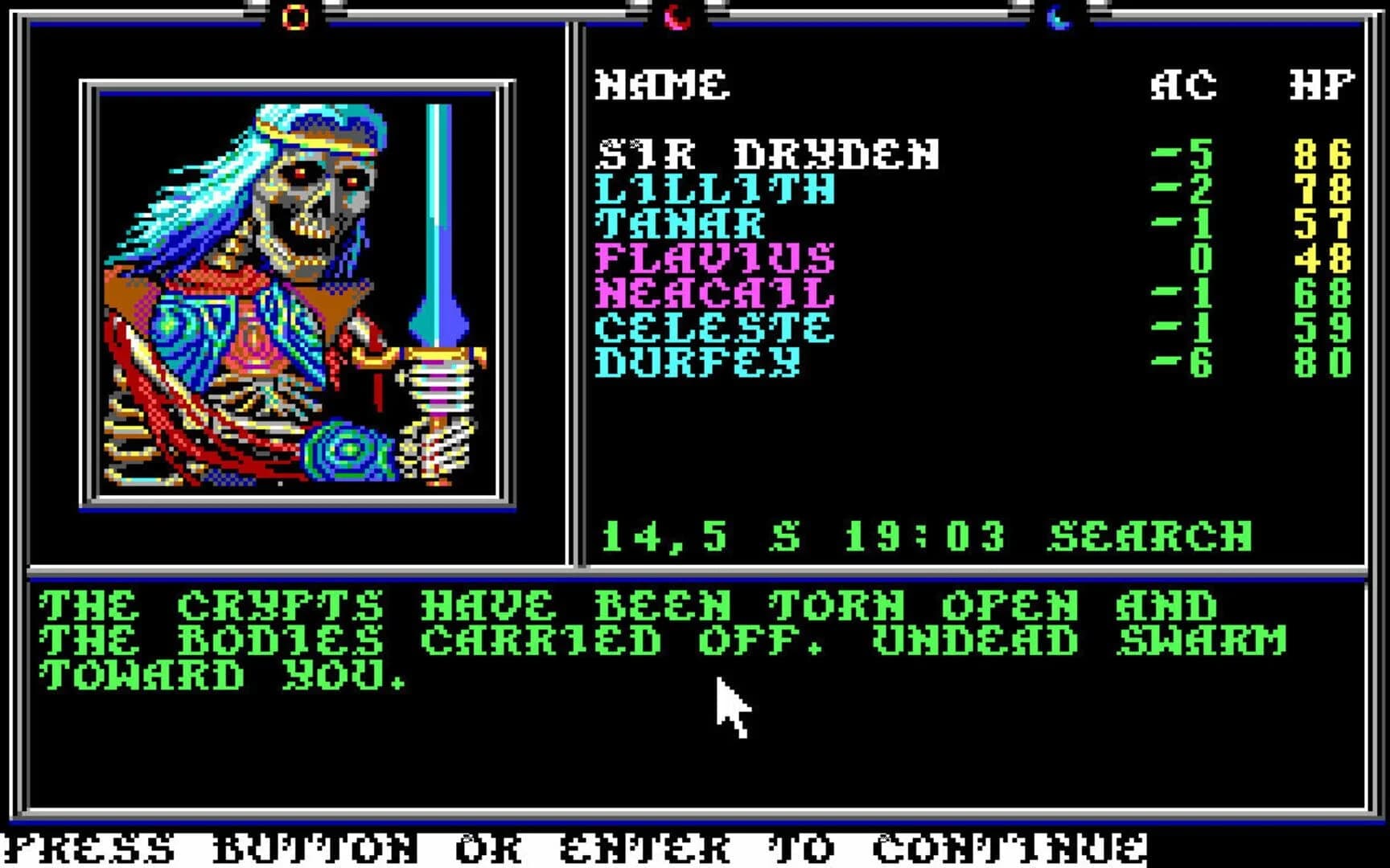 Death Knights of Krynn screenshot 5