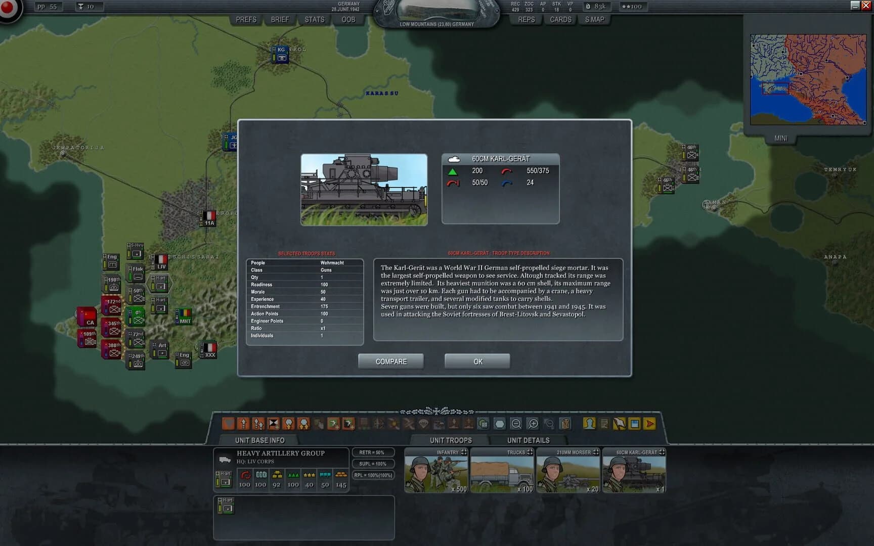 Decisive Campaigns: Case Blue screenshot 1