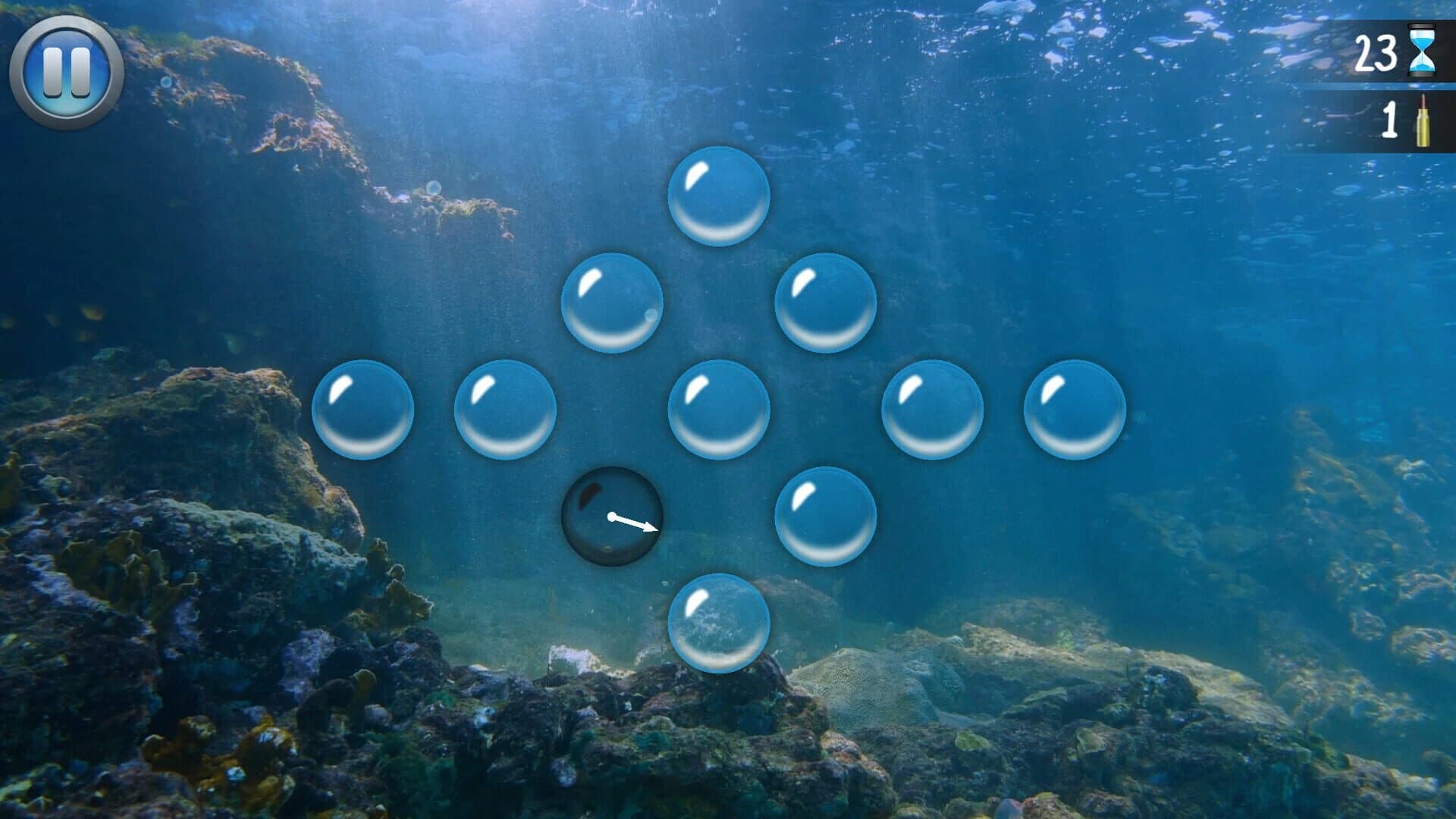 Deep Sea Bubble Shooter: Reflex Challenge screenshot 1