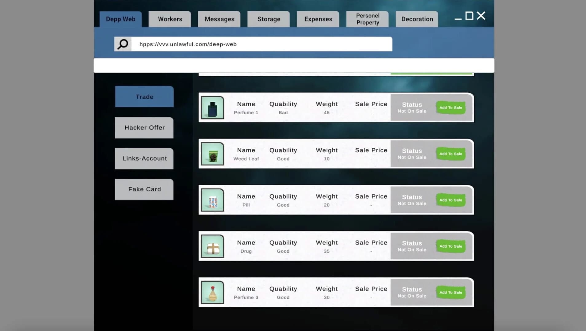 DeepWeb Simulator screenshot 4