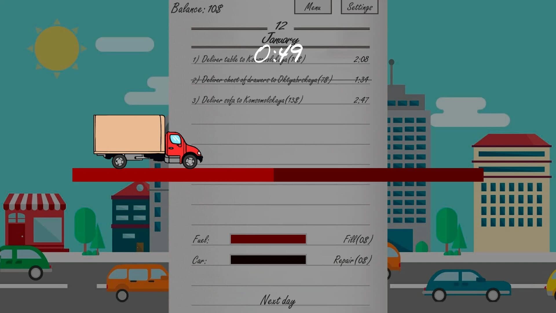 Delivery man simulator screenshot 1
