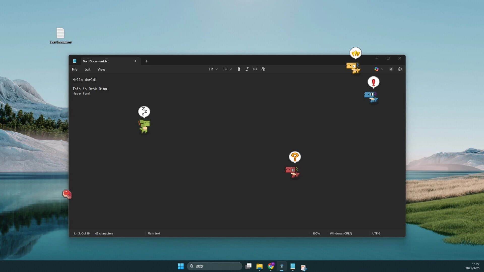 Desk Dino screenshot 4