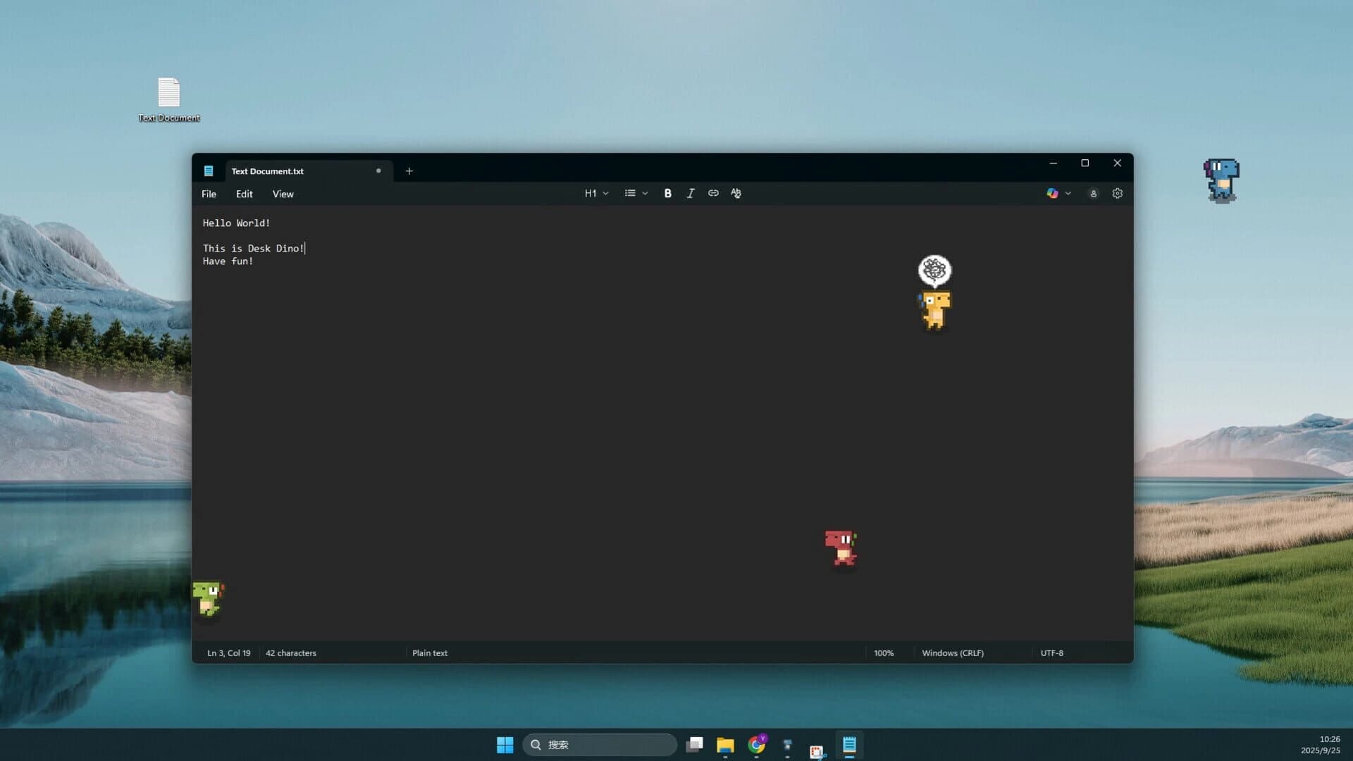 Desk Dino screenshot 3