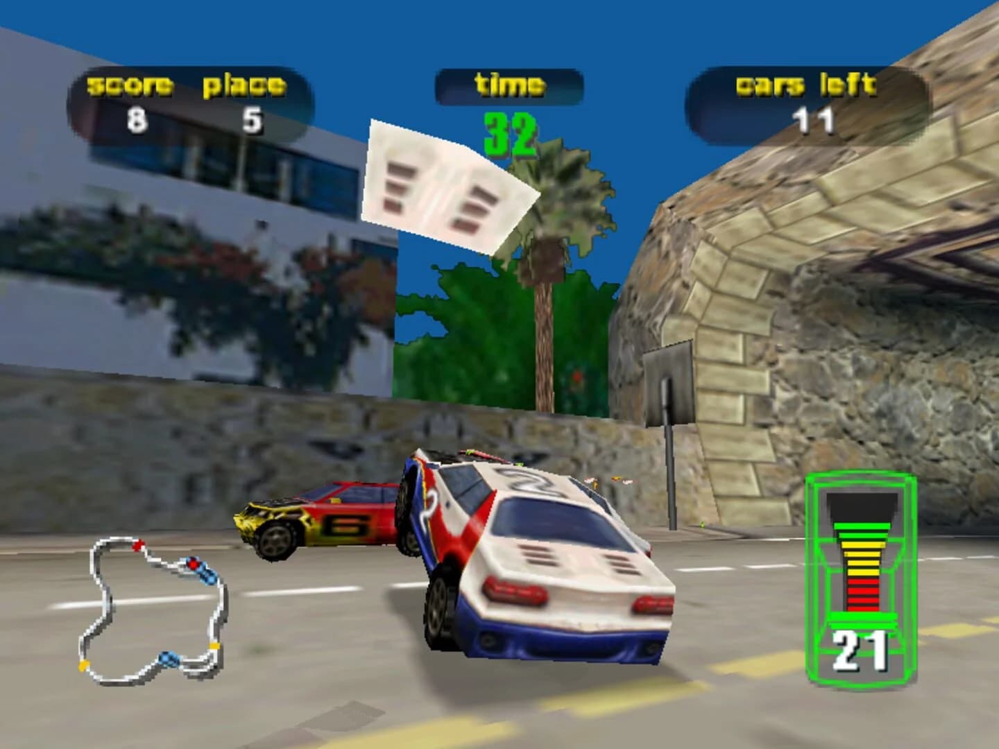 Destruction Derby 64 screenshot 3
