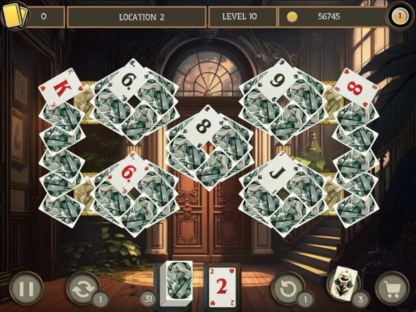 Detective Solitaire: Butler Story 2 screenshot 2