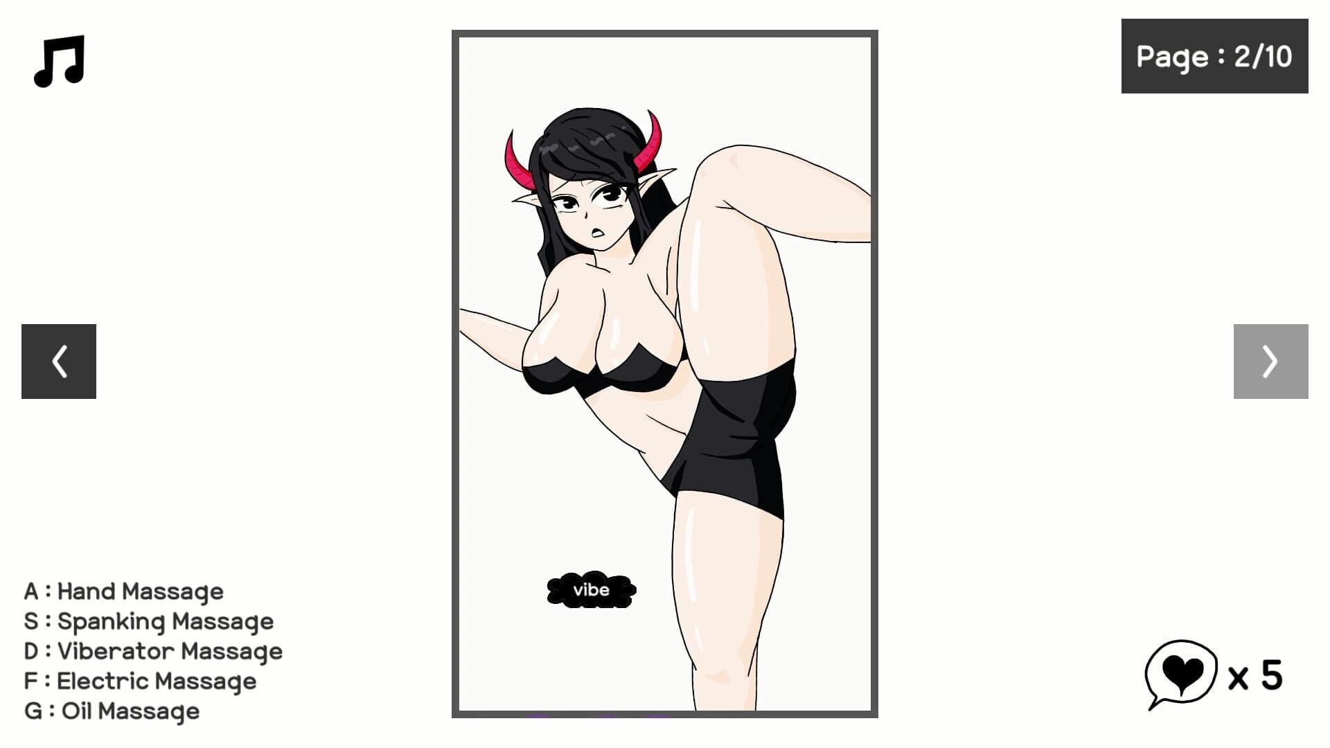Devil Girl Needs Massages screenshot 2