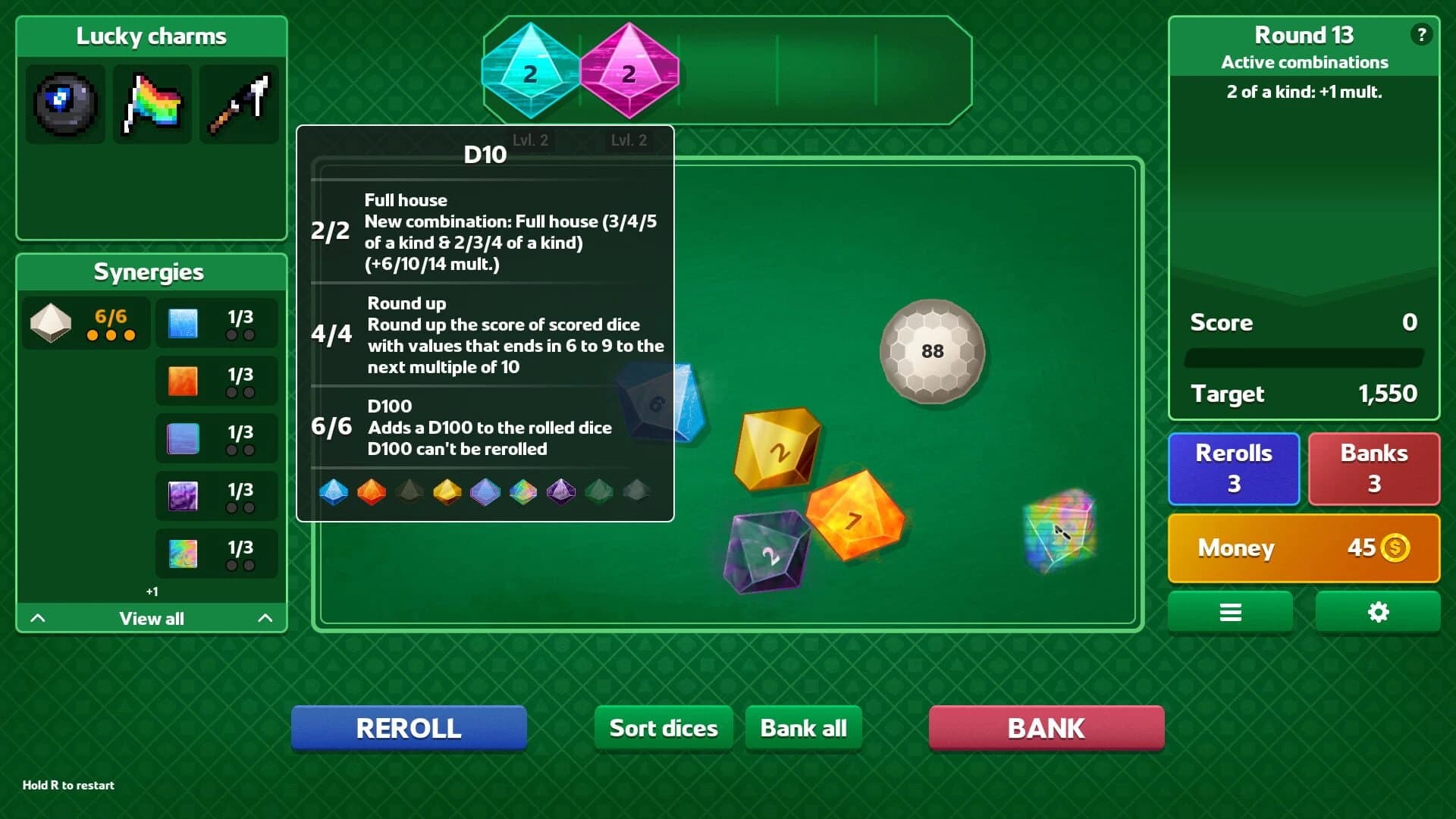 Dice Dice Baby screenshot 1
