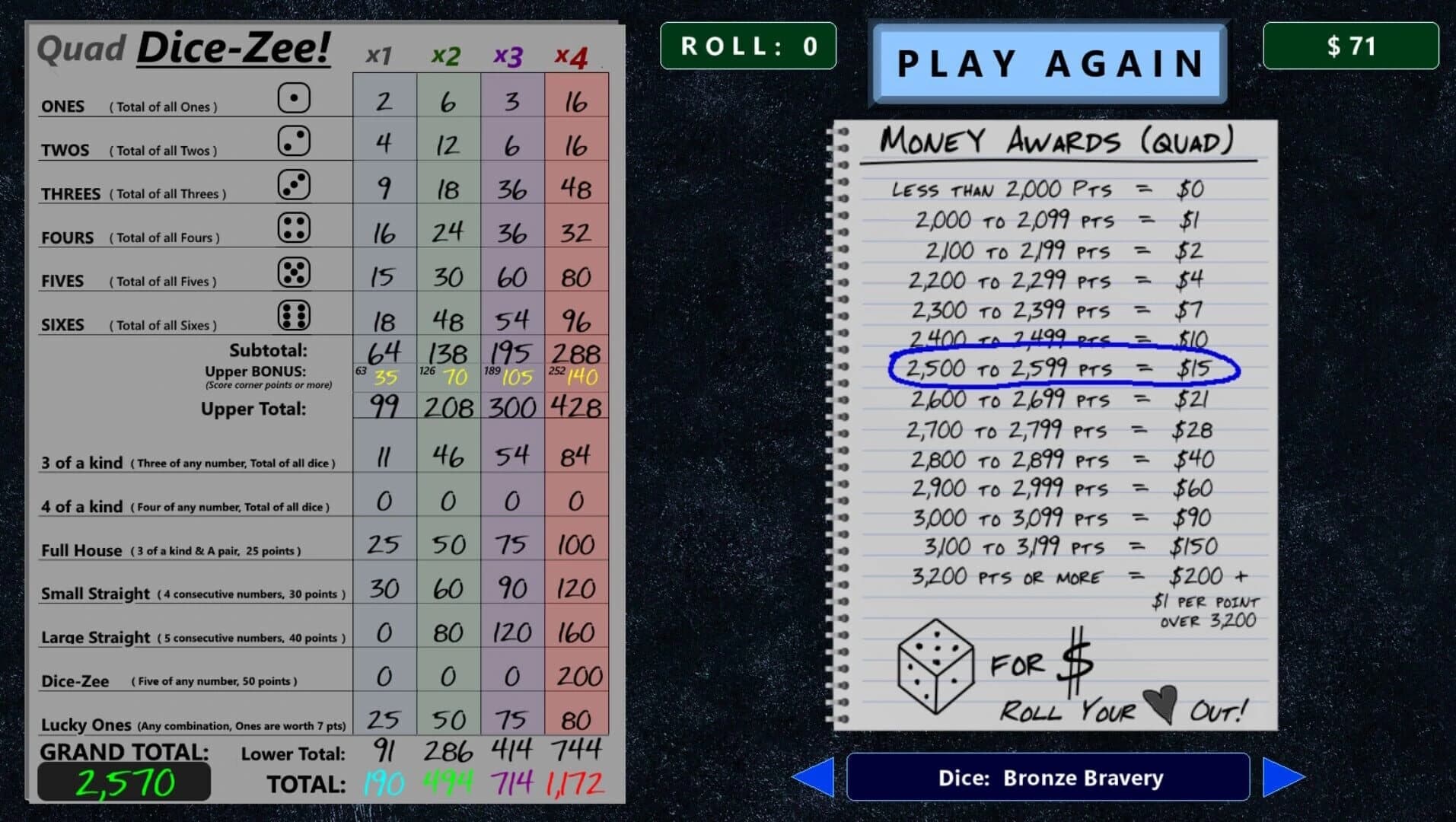 Dice-Zee! screenshot 4