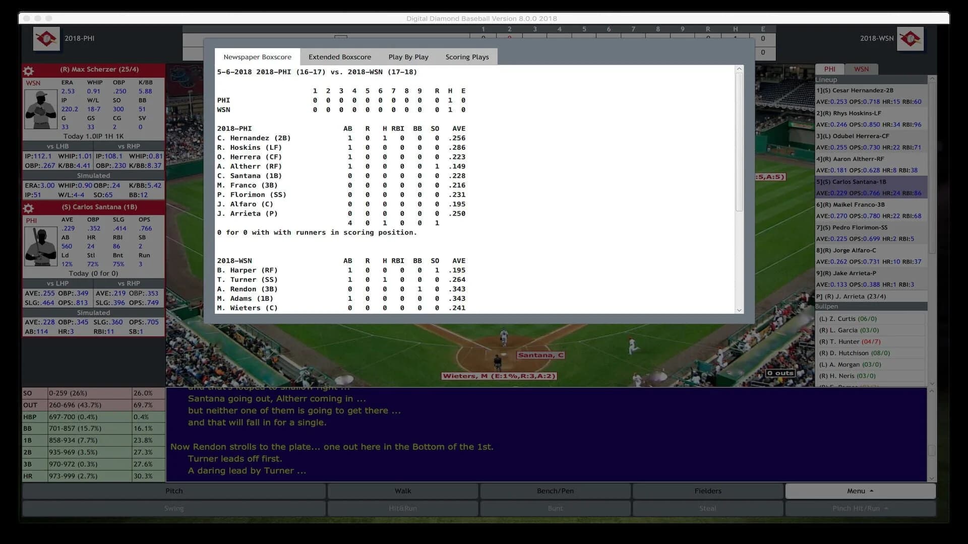 Digital Diamond Baseball V8 screenshot 4
