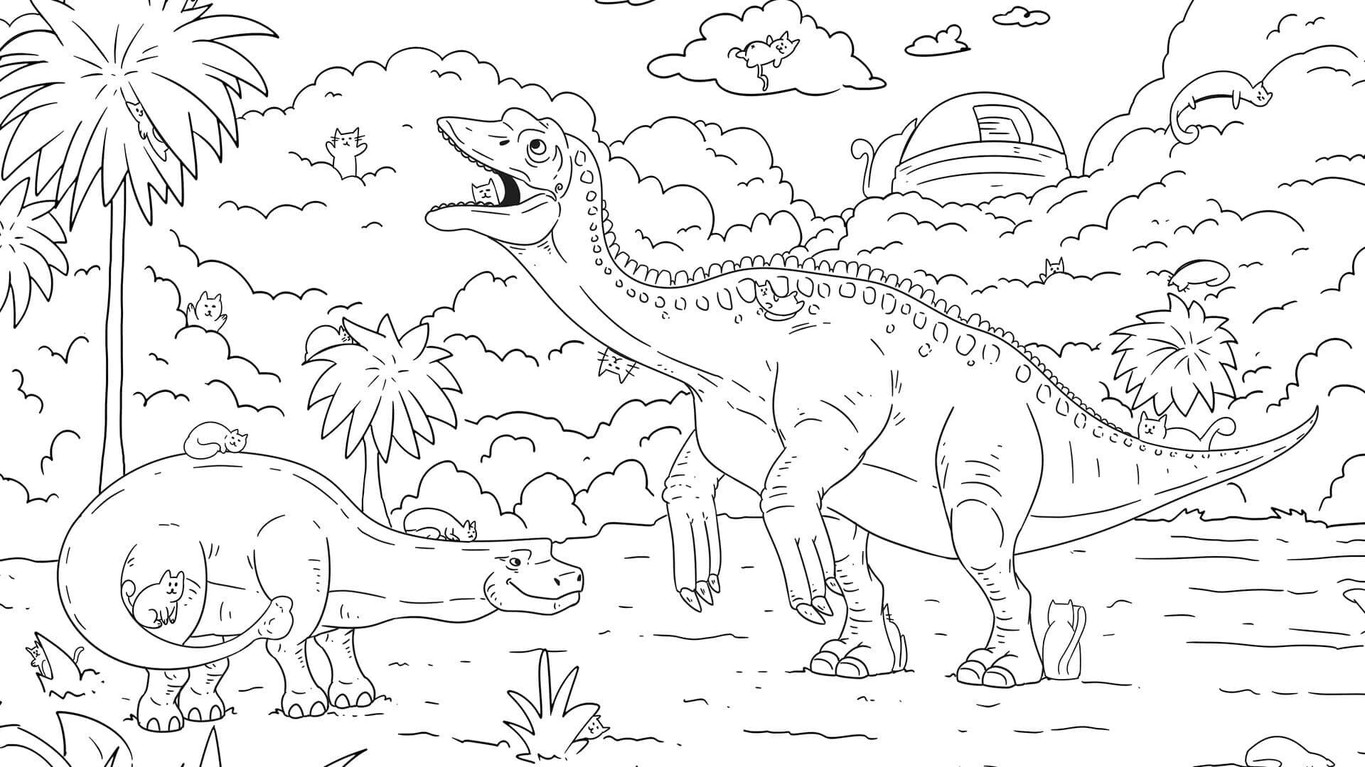 Dino Cats screenshot 1