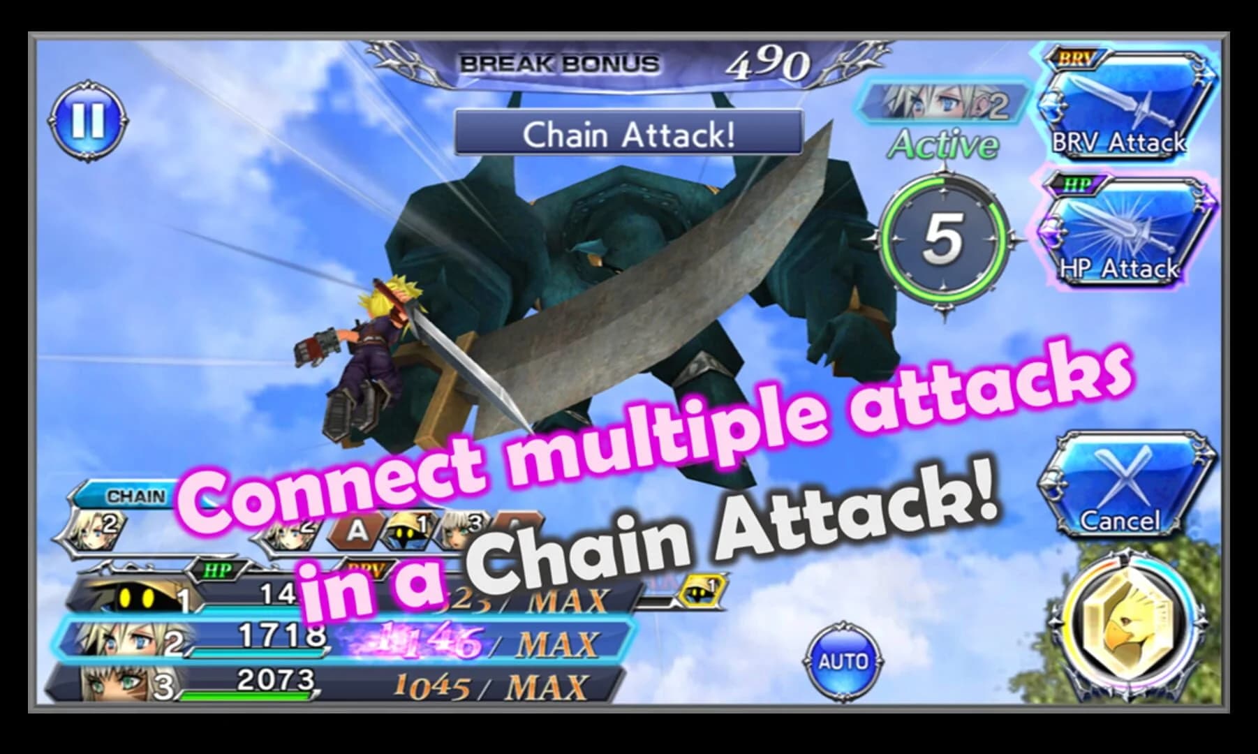Dissidia Final Fantasy Opera Omnia screenshot 2