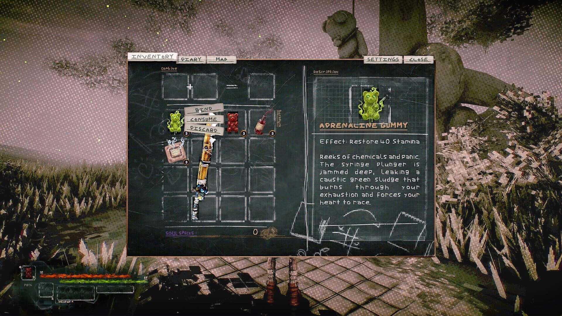 Dithered screenshot 1