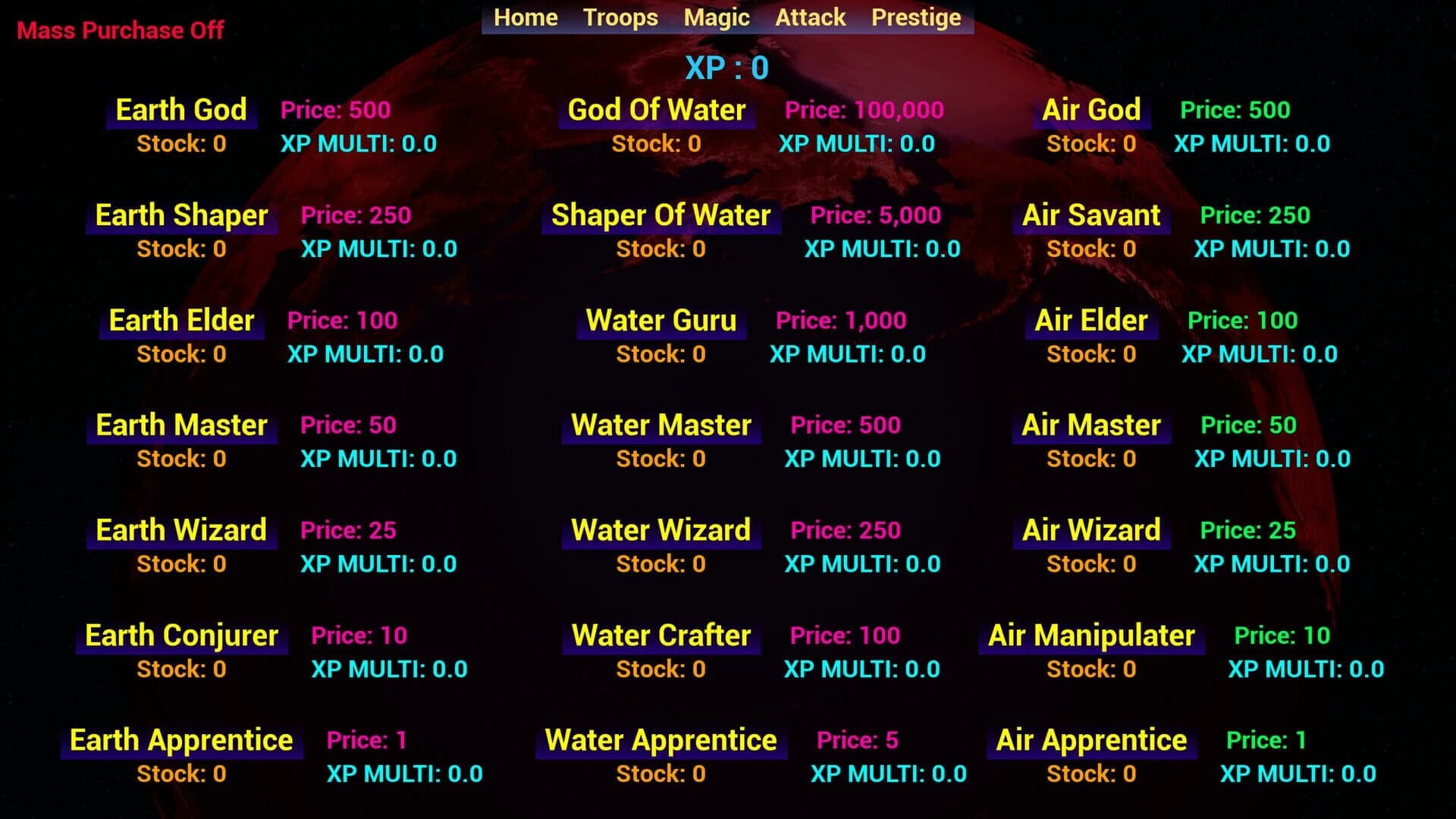 Dominator Idle screenshot 2
