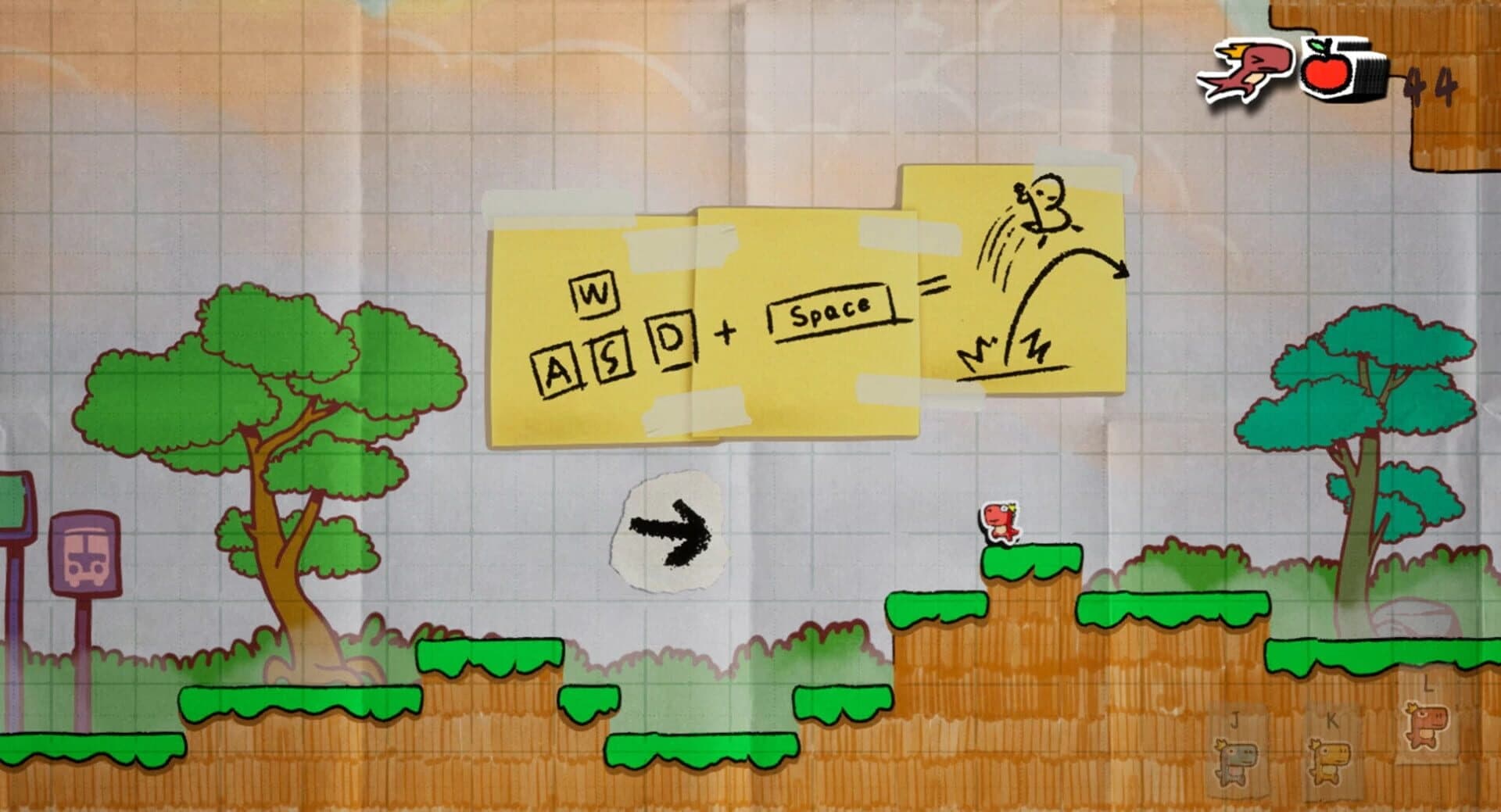 Doodle Adventure of Chameleon screenshot 2