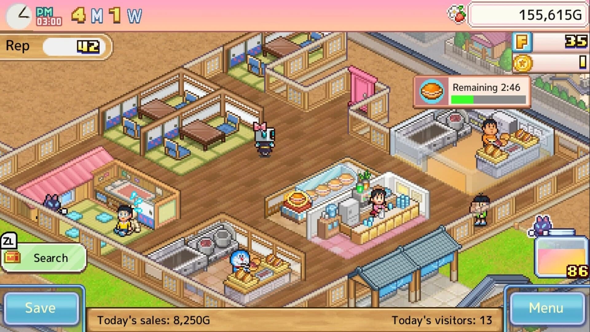 Doraemon Dorayaki Shop Story screenshot 1