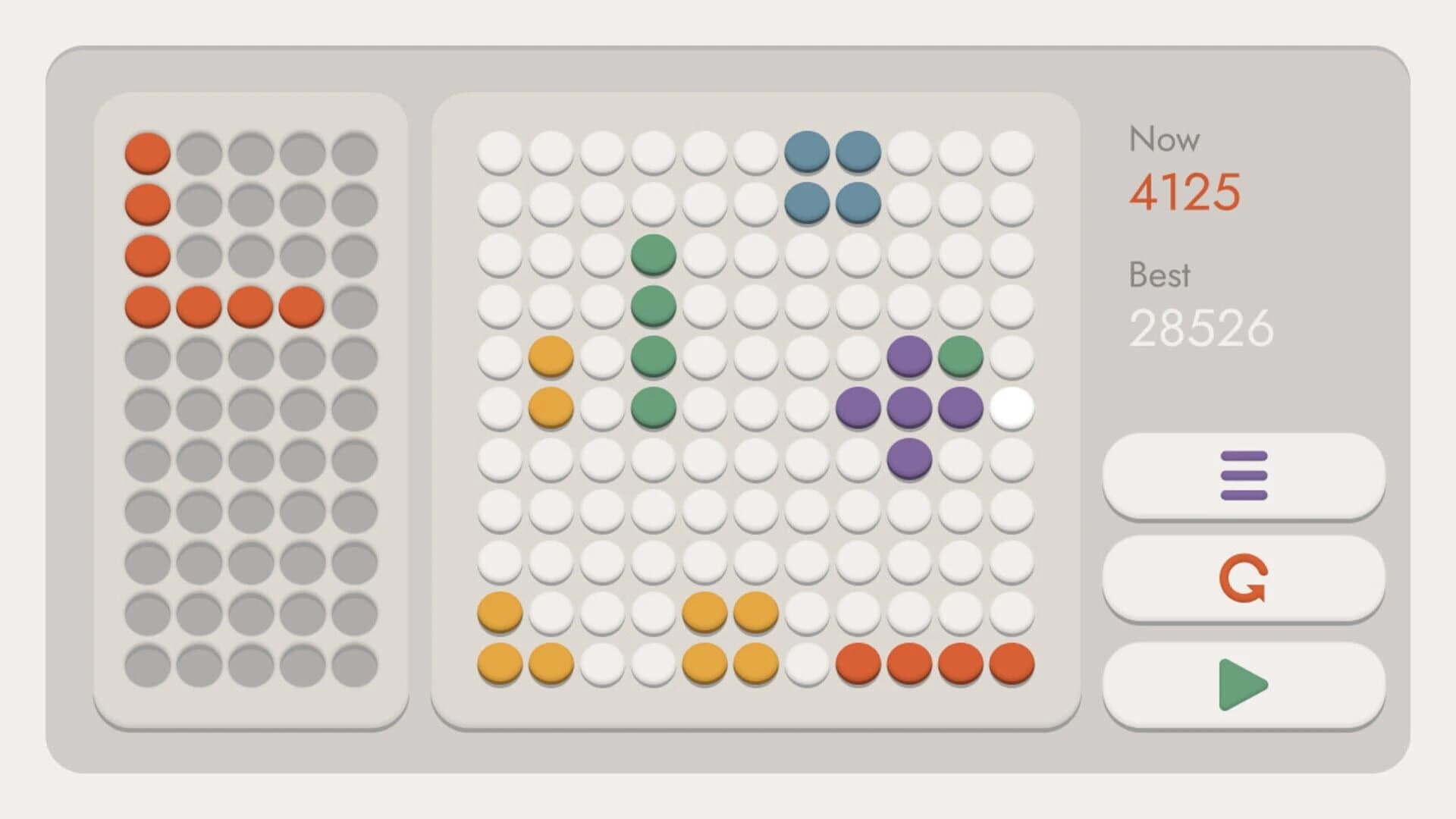 Dots in line screenshot 1