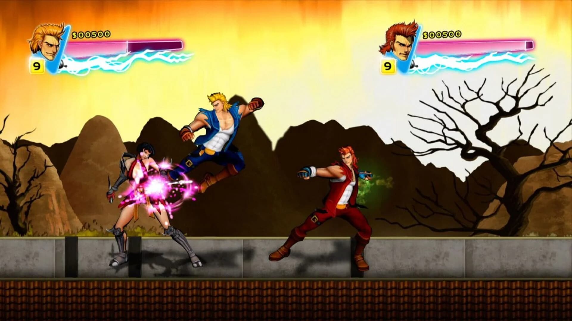 Double Dragon Neon screenshot 3