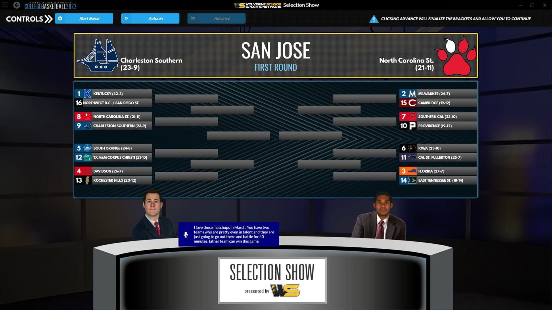 Draft Day Sports: College Basketball 2022 screenshot 4