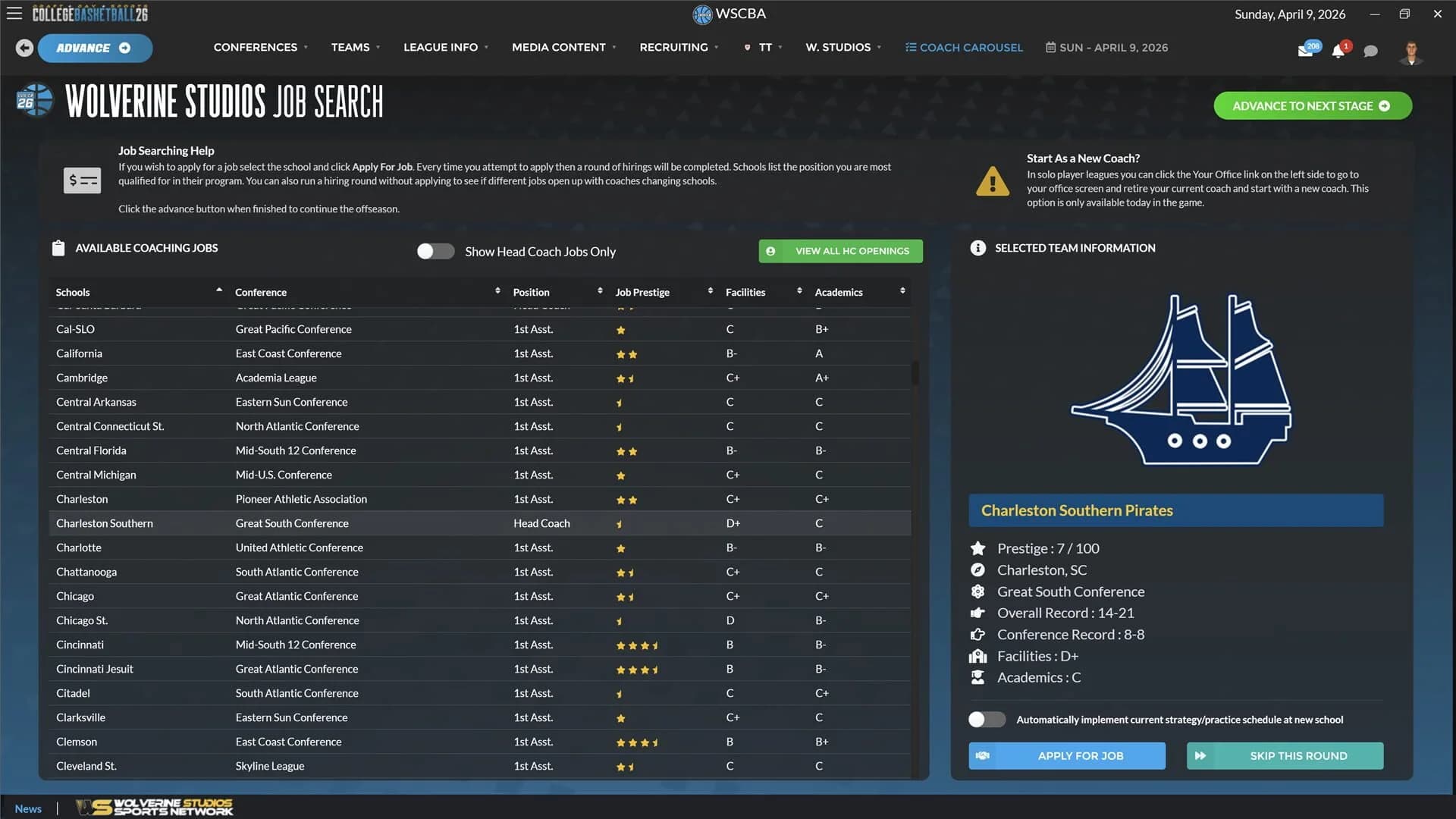 Draft Day Sports: College Basketball 26 screenshot 5