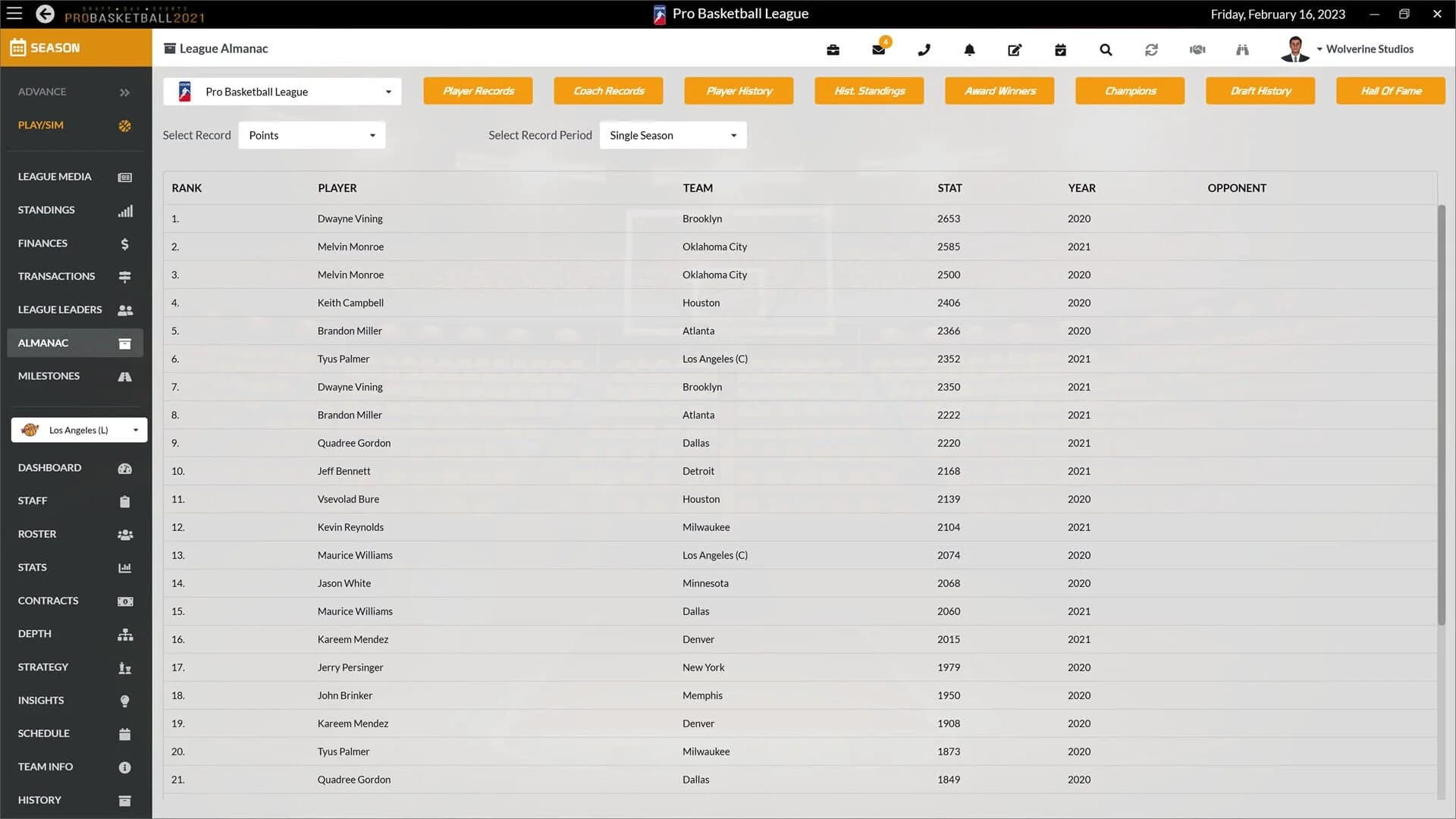 Draft Day Sports: Pro Basketball 2021 screenshot 5