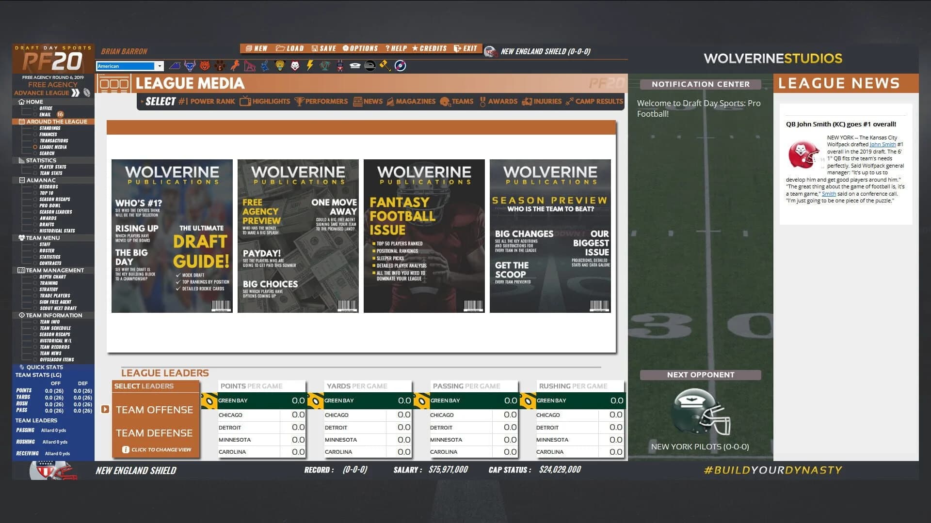 Draft Day Sports: Pro Football 2020 screenshot 5