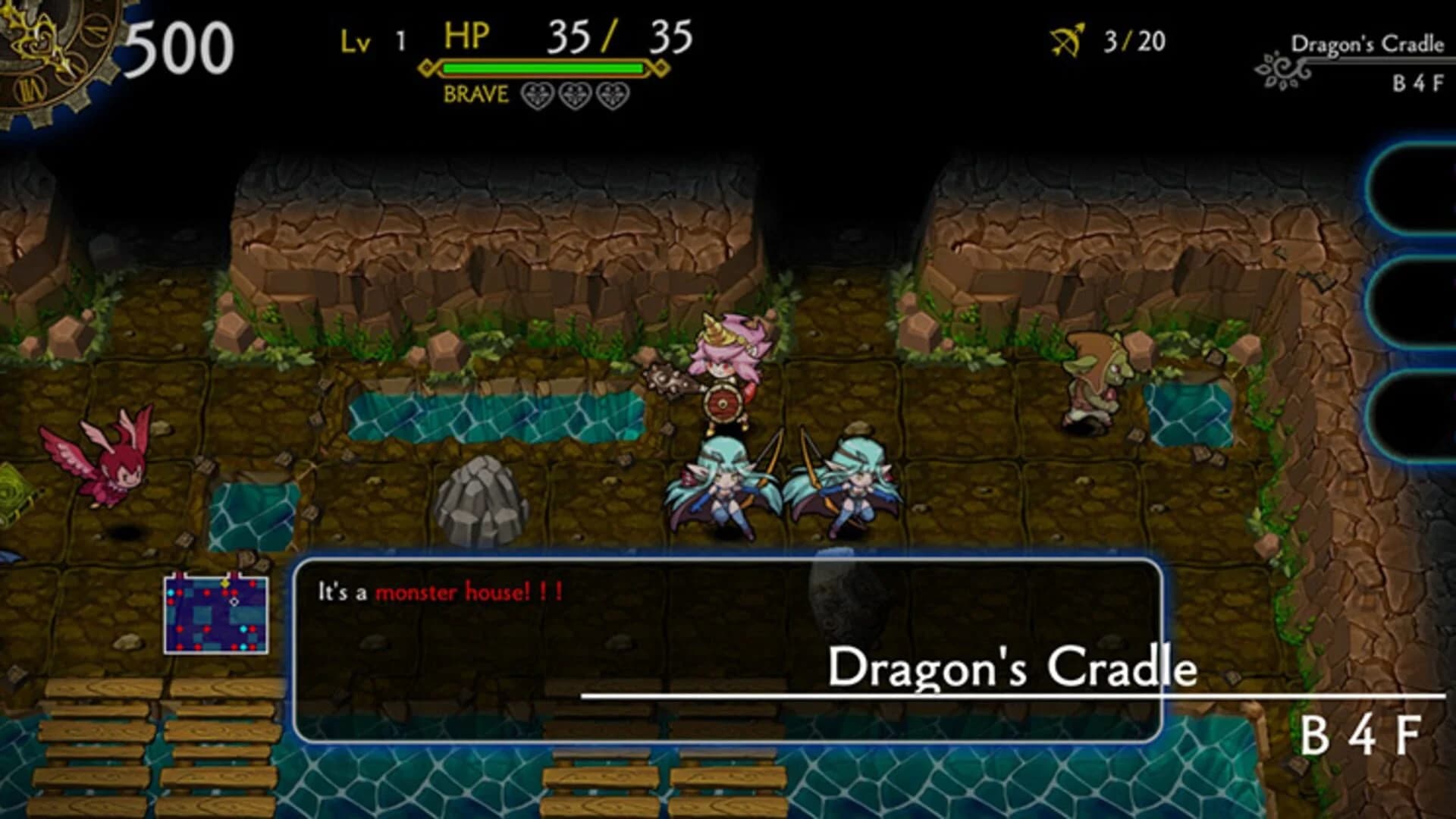 Dragon Fang Z: The Rose & Dungeon of Time screenshot 2
