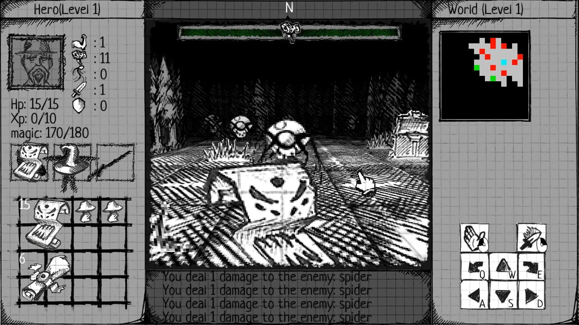 Drawngeon: Dungeons of Ink and Paper screenshot 4