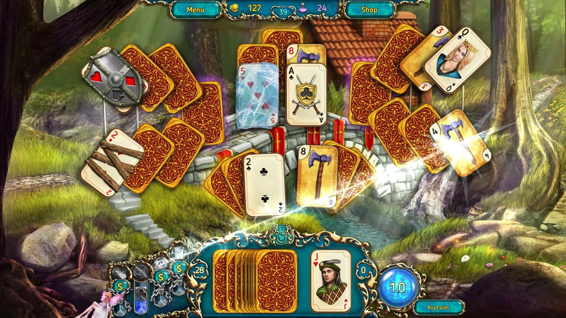 Dreamland Solitaire screenshot 2