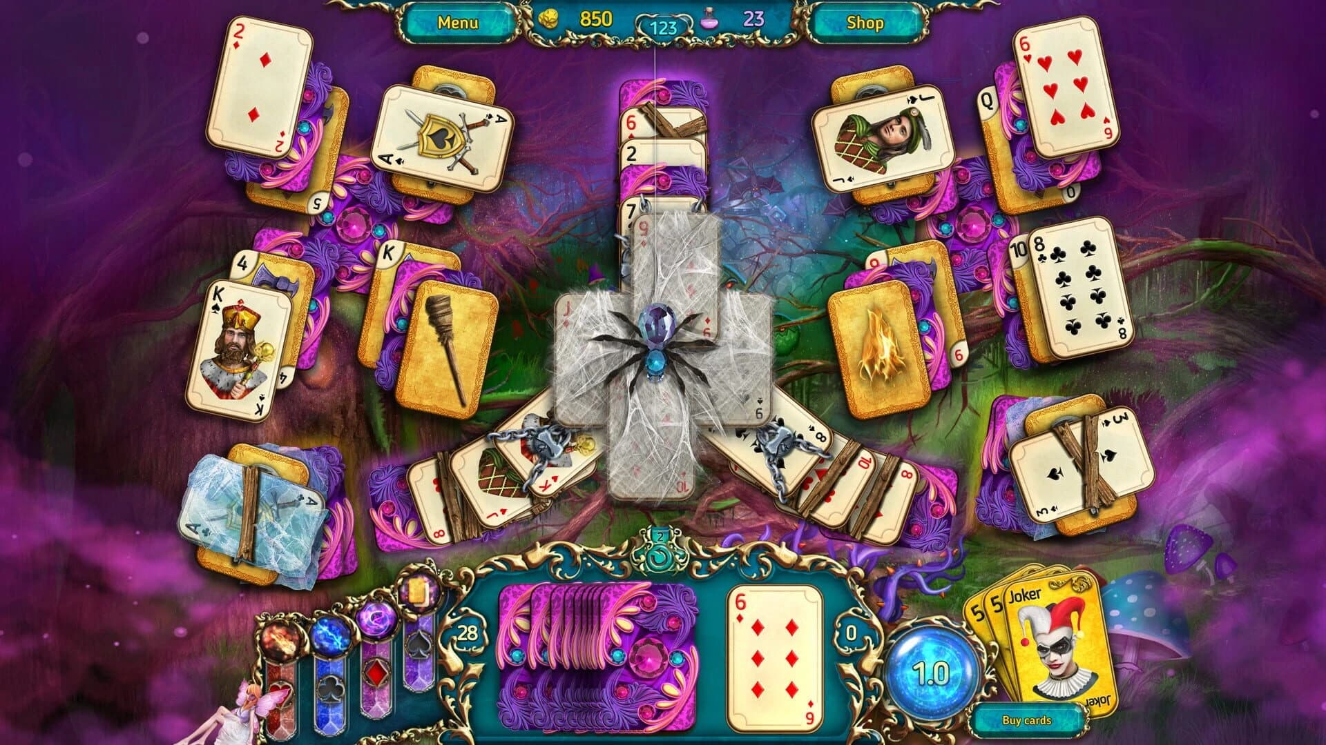 Dreamland Solitaire: Dark Prophecy screenshot 3