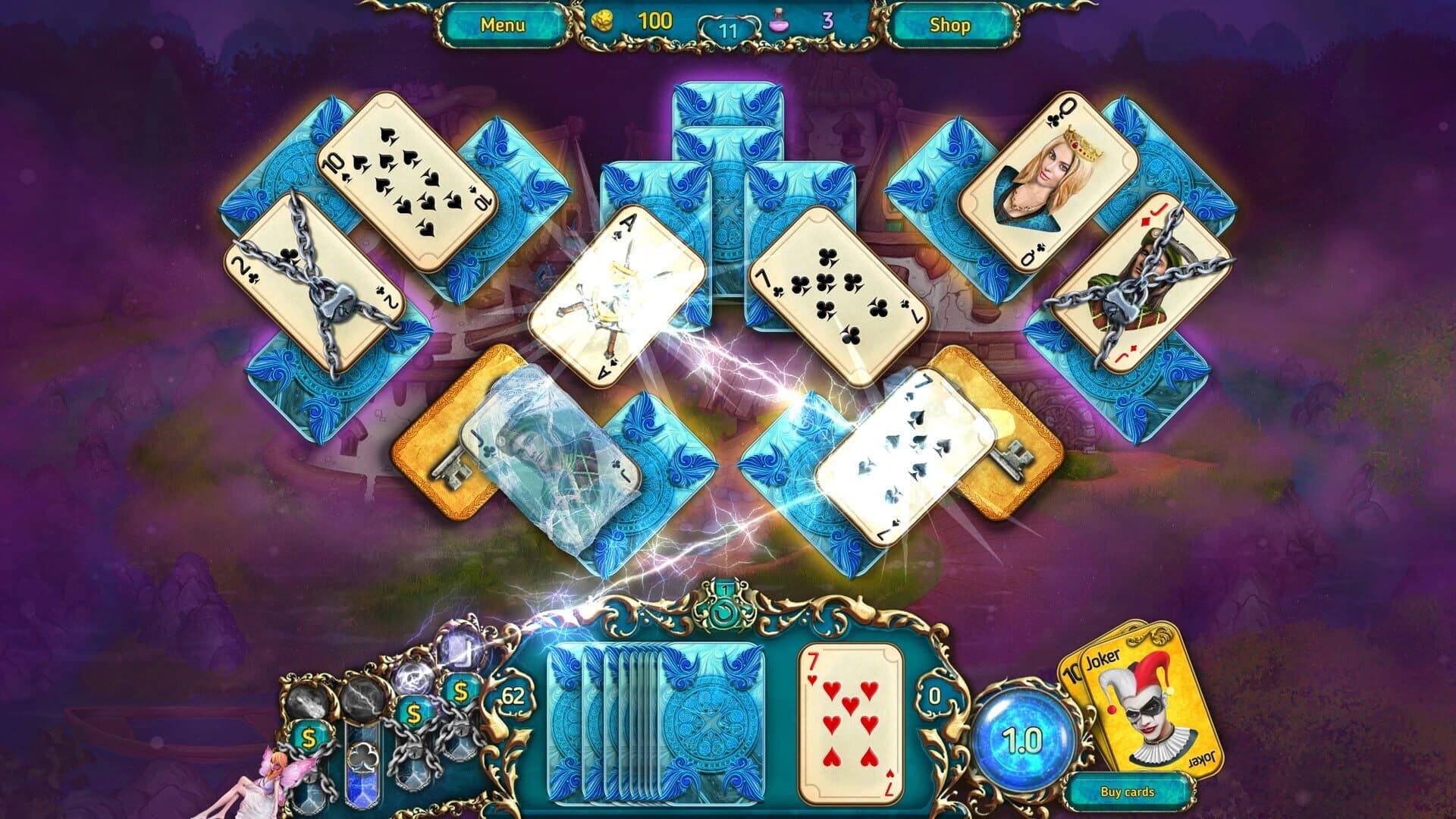 Dreamland Solitaire: Dark Prophecy screenshot 4