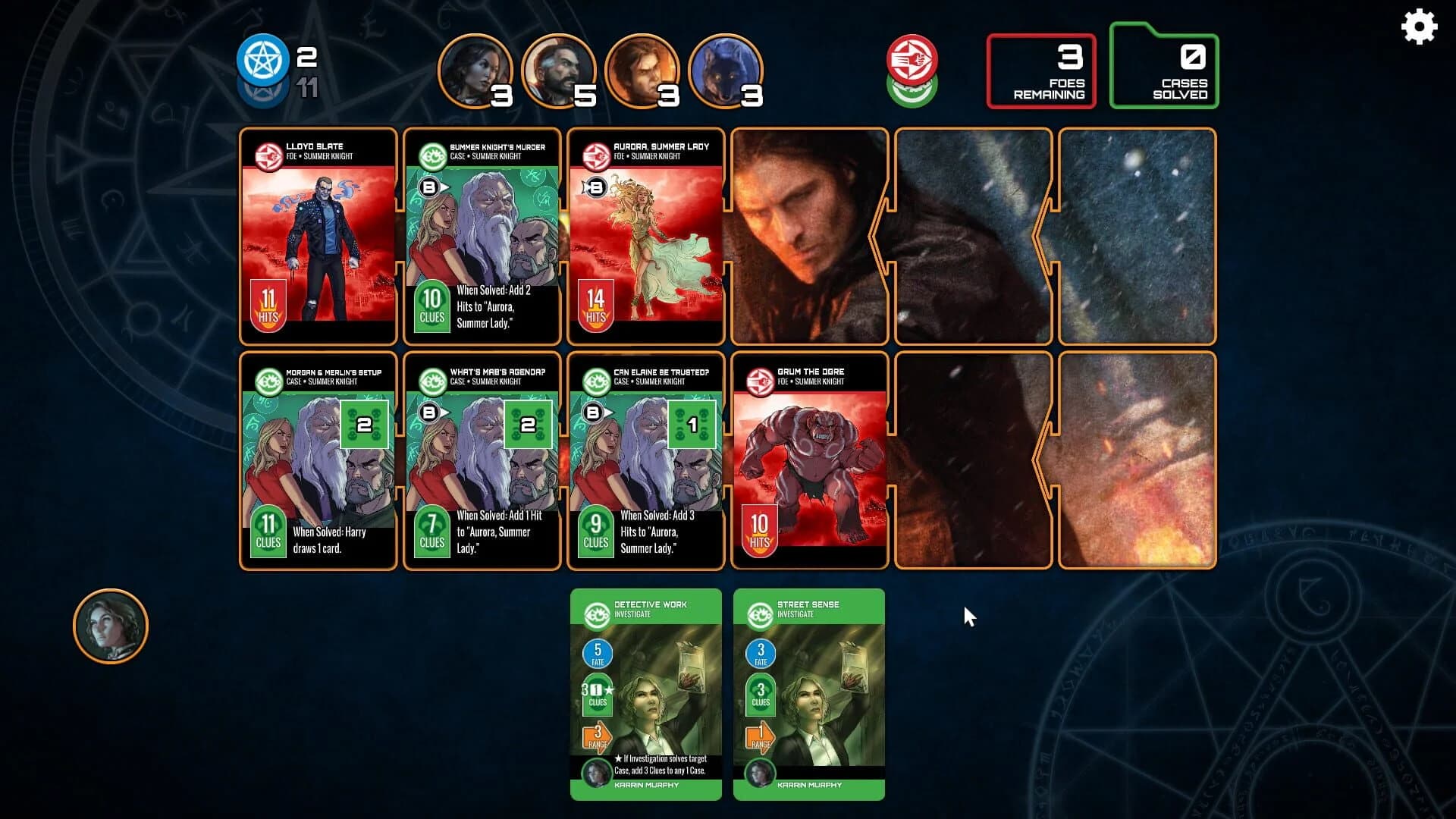 Dresden Files Cooperative Card Game screenshot 3