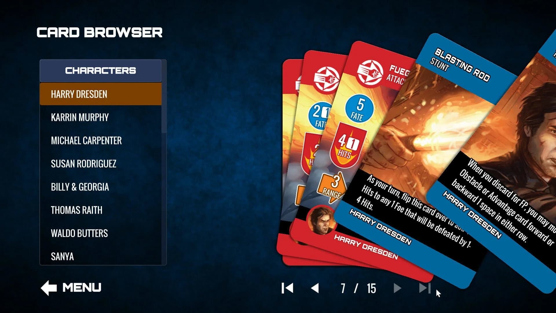 Dresden Files Cooperative Card Game screenshot 5
