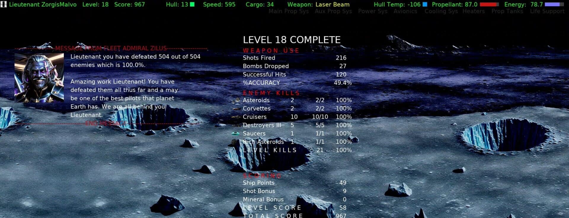 Drow Space Shooter screenshot 1
