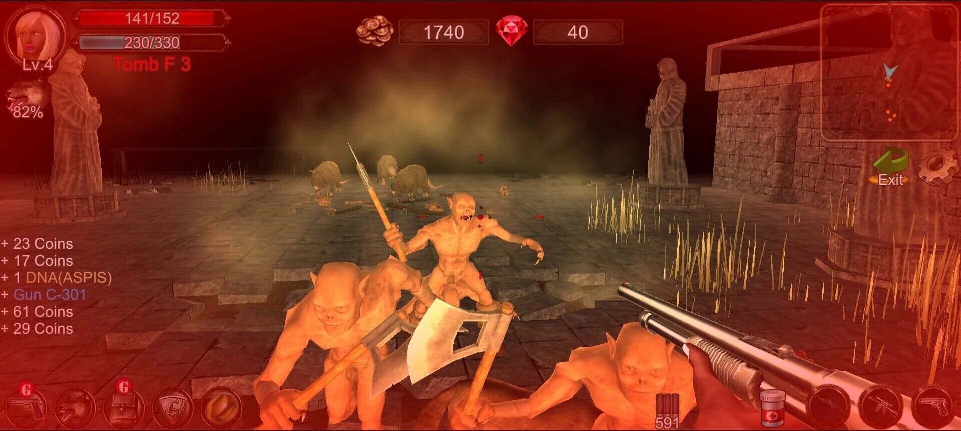 Dungeon Shooter: Dark Temple screenshot 4