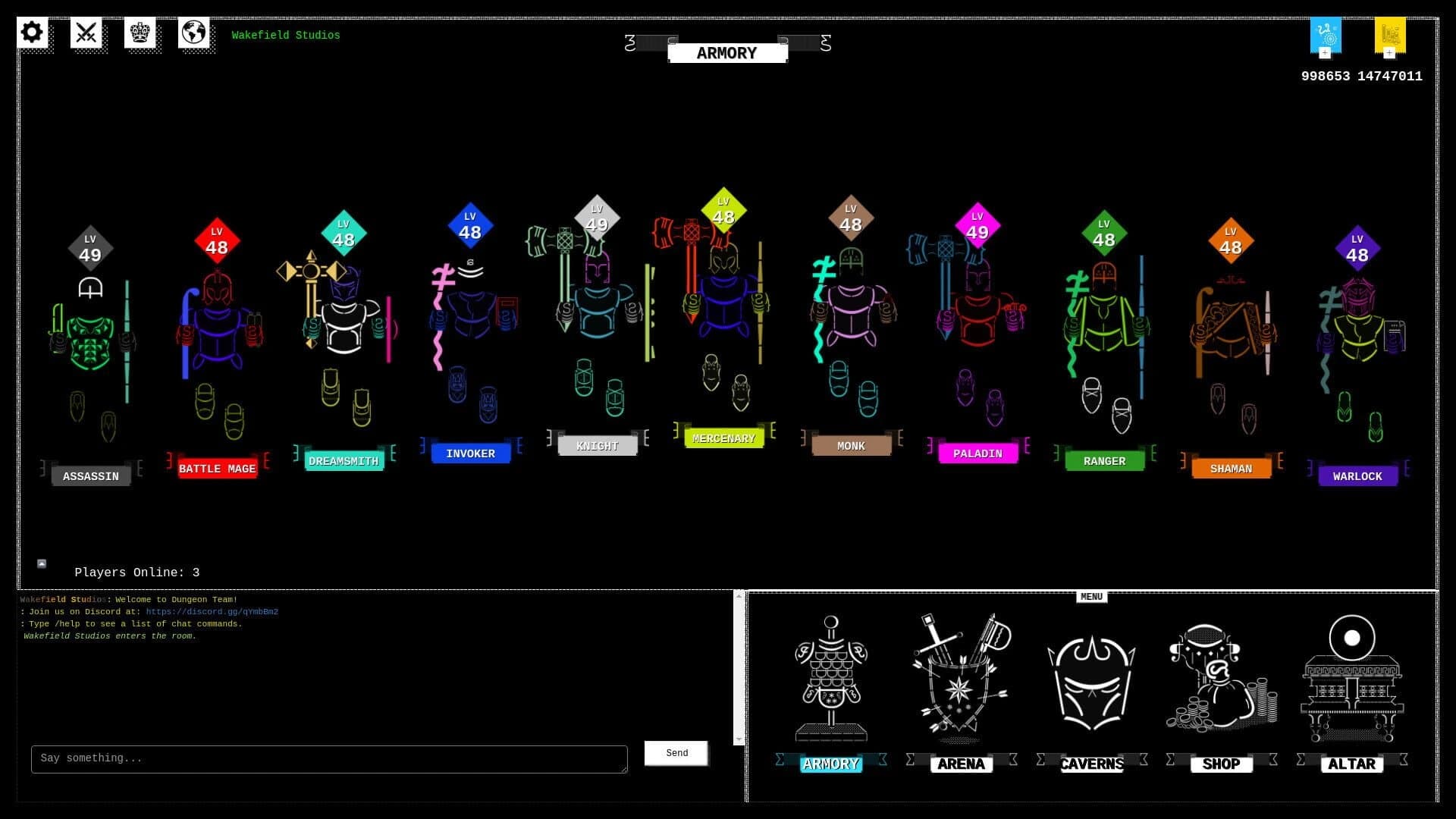 Dungeon Team screenshot 1