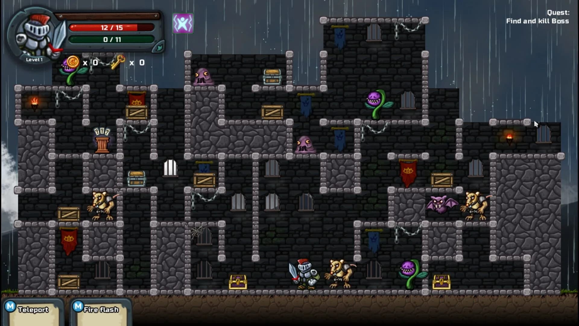 Dungetris screenshot 2