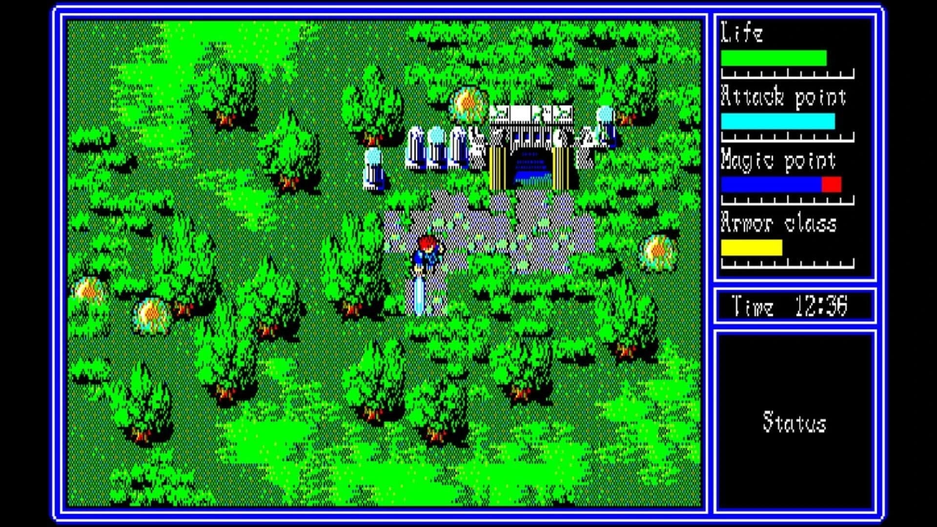 Eggconsole: Hydlide 3 - PC-8801mkIISR screenshot 4